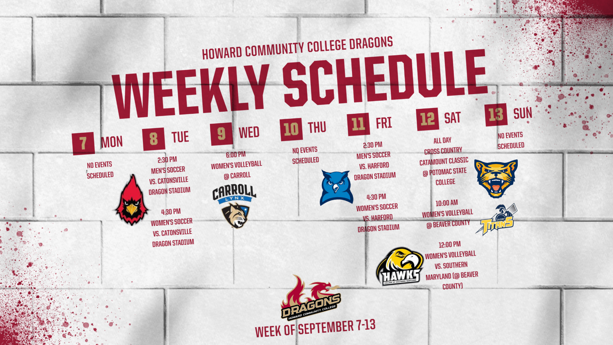 Weekly Schedule