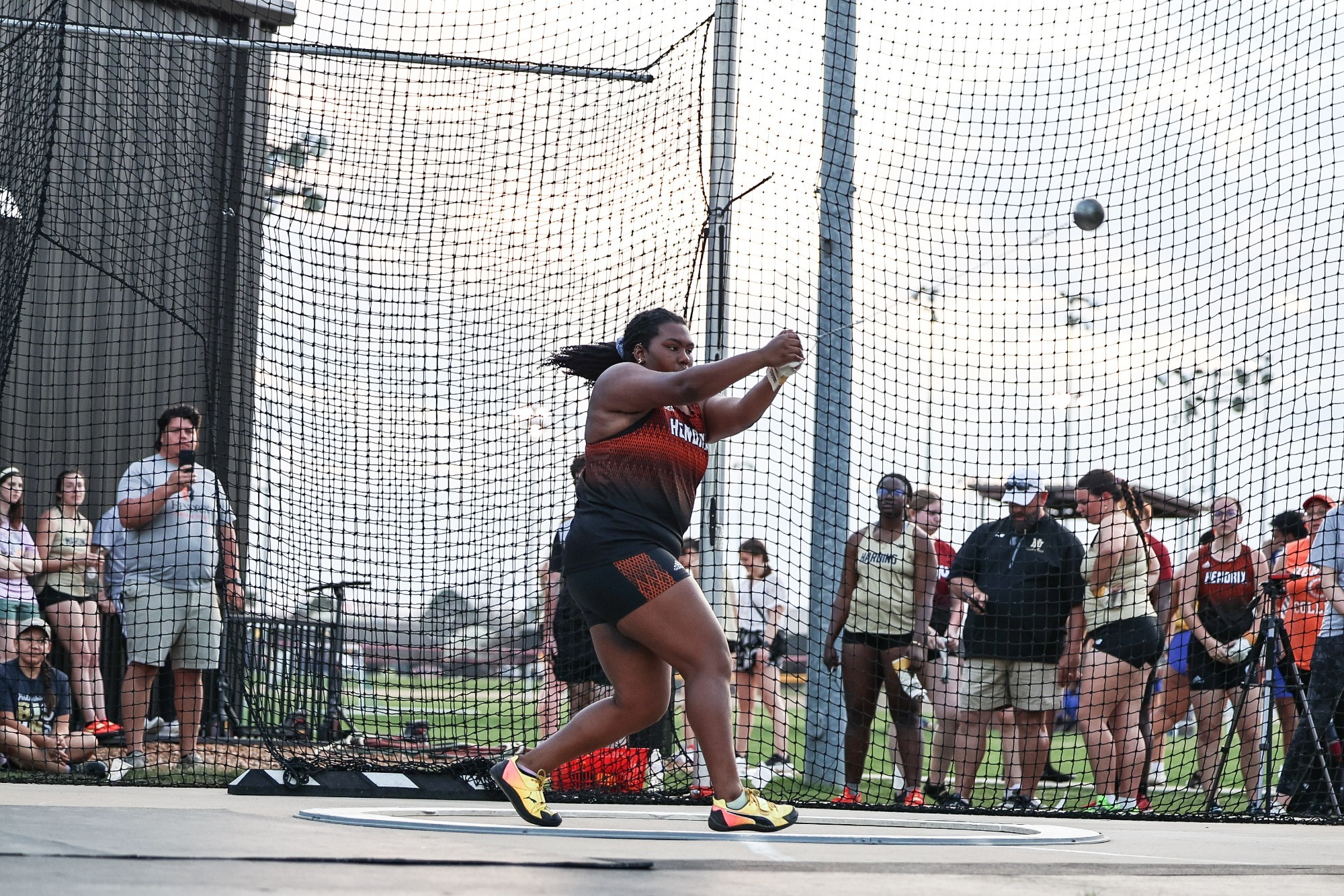 b adams hammer throw