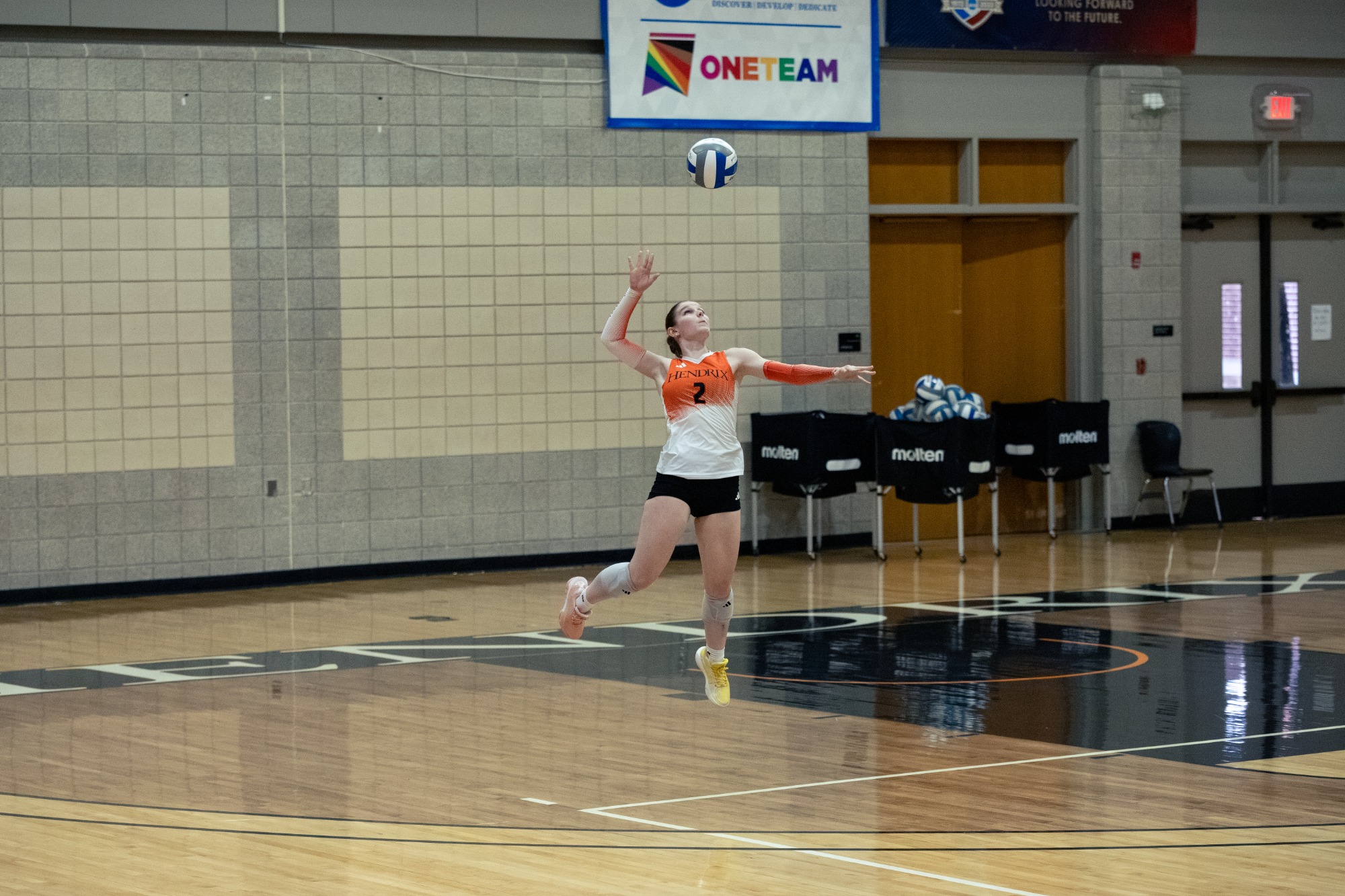 orange and black scrimmage