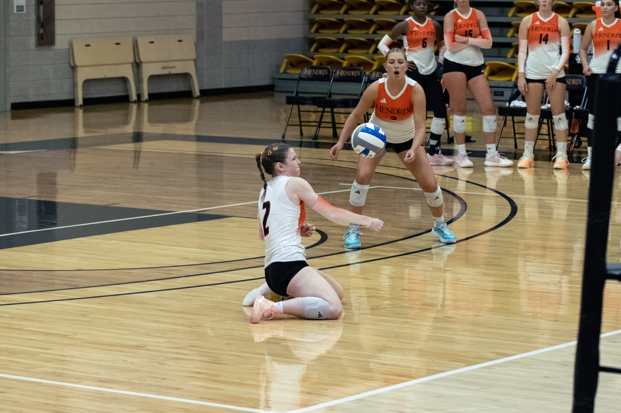 orange and black scrimmage