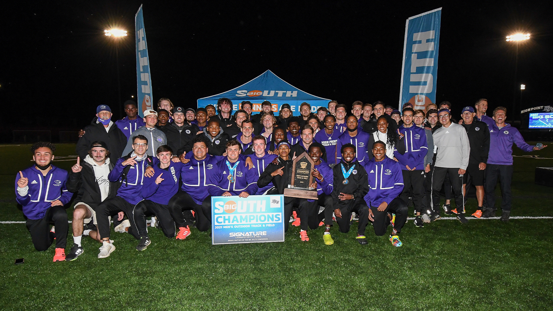 High Point Sweeps! HPU Men Win First Big South Outdoor Track & Field
