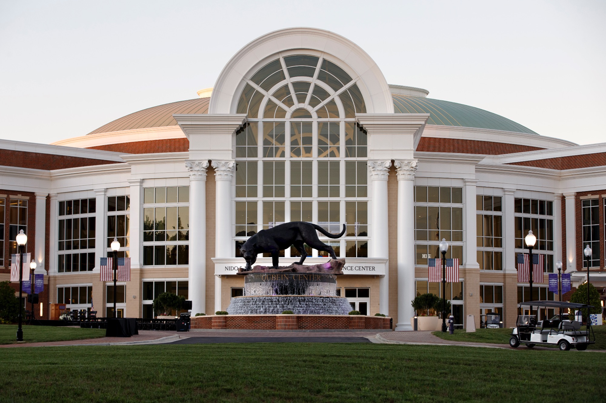 High Point University celebrates the official Nido and Mariana Qubein Arena and Conference Center grand opening on Friday, September 24, 2021 in High Point, N.C. Nido and Mariana Qubein Arena and Conference Center Grand Opening