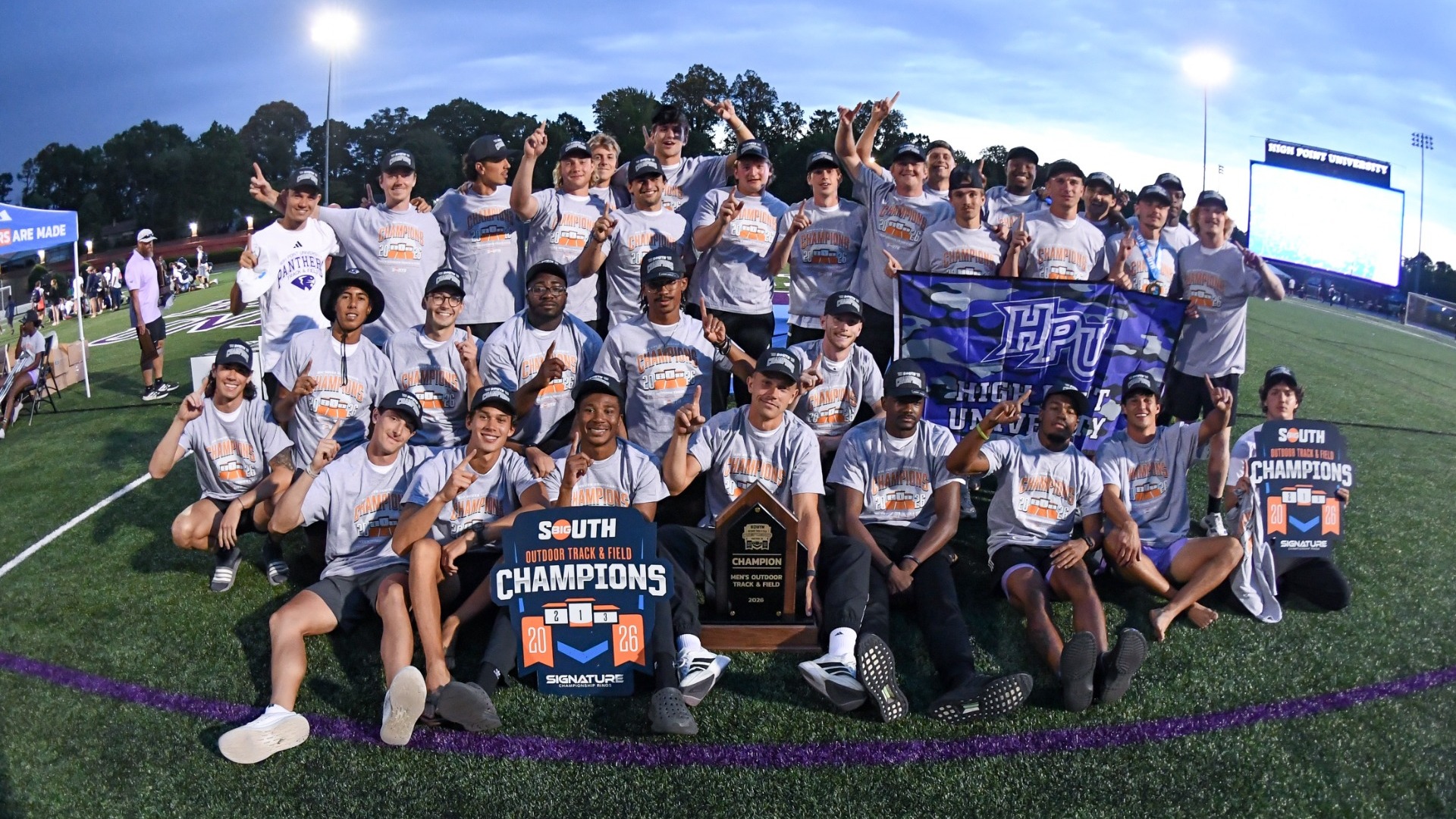 Teams participate in the 2026 Big. South Conference Outdoor Track & Field Championship at Vert Stadium on Wednesday, May 13, 2026 in High Point, North Carolina. Credit - Tim Cowie/Big South Conference 