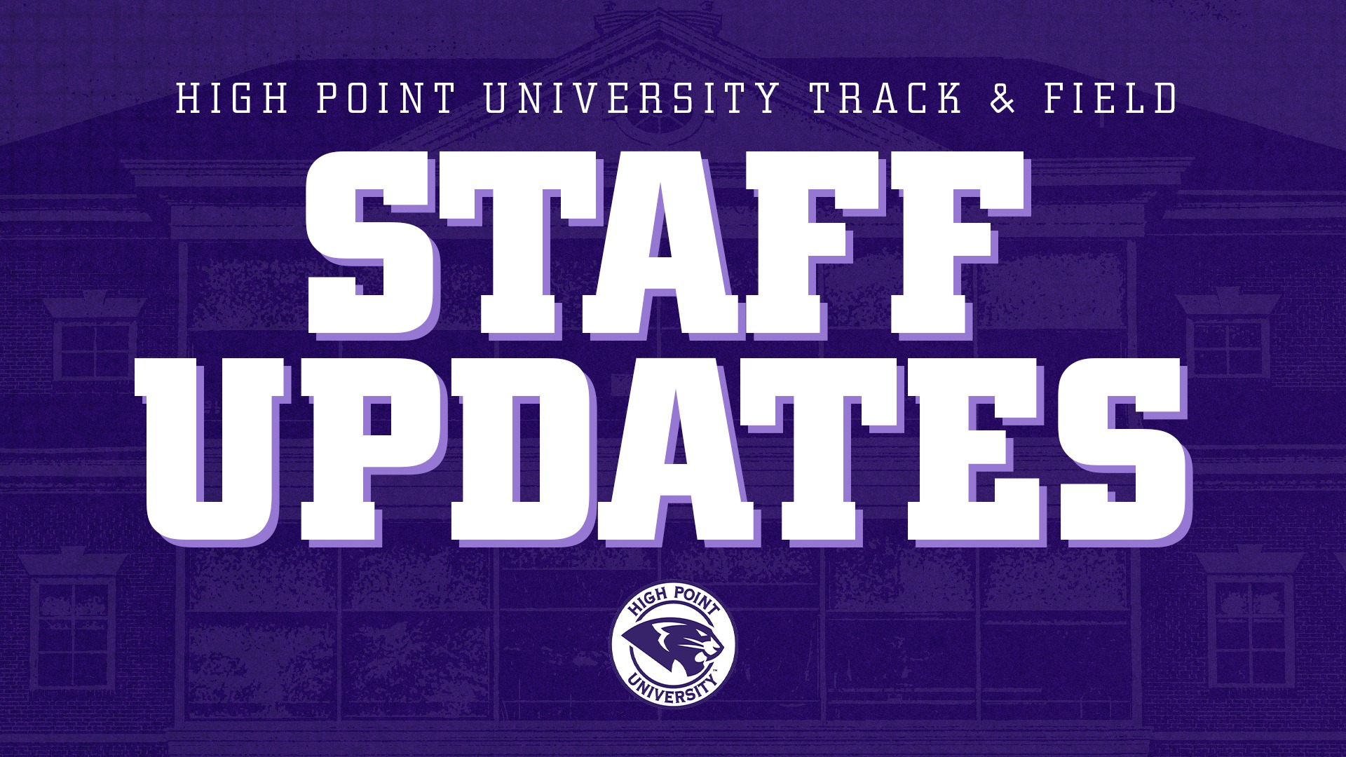 Staff Updates - HPU Track & Field 2026