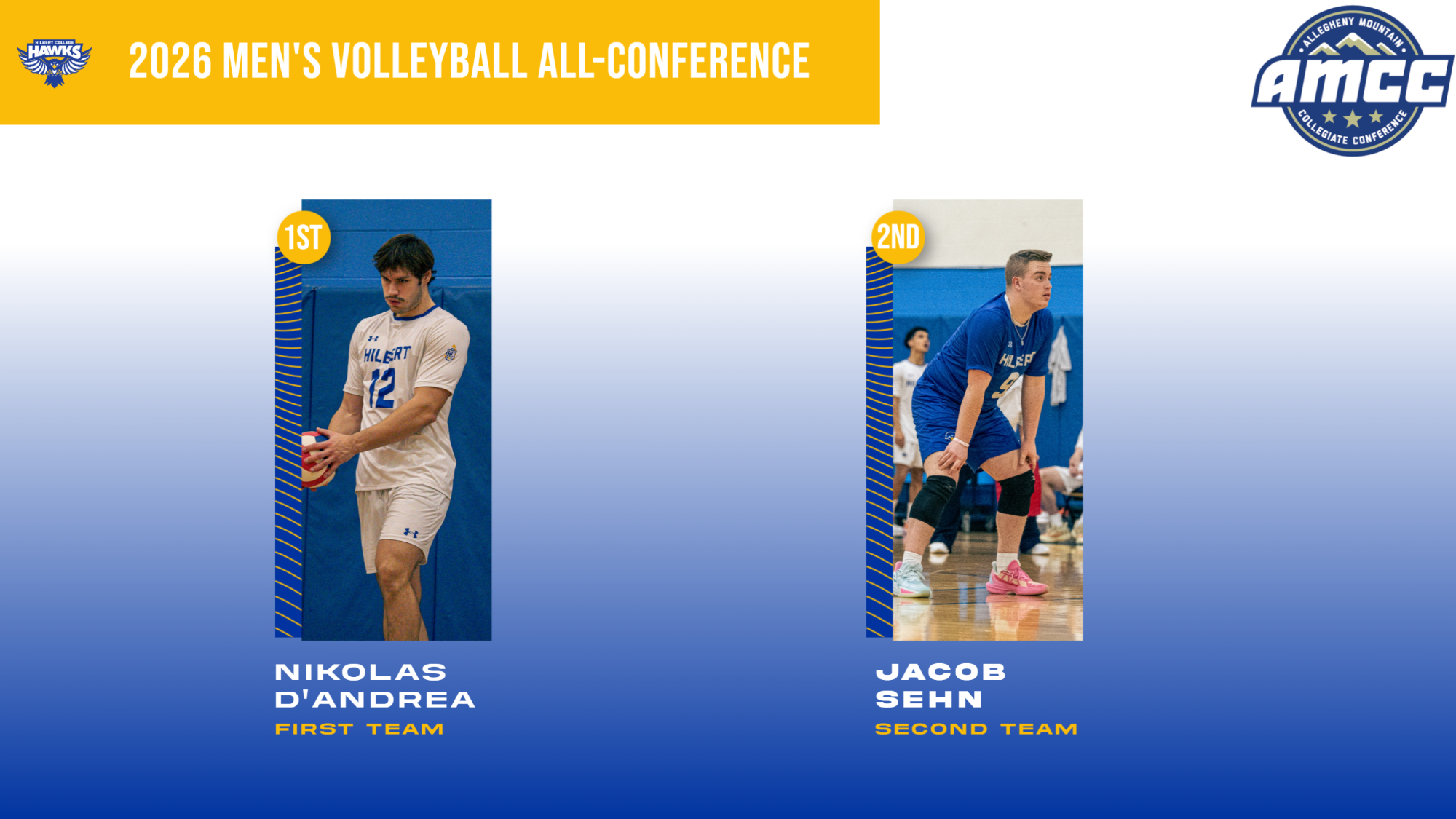 D'Andrea and Sehn All-Conf