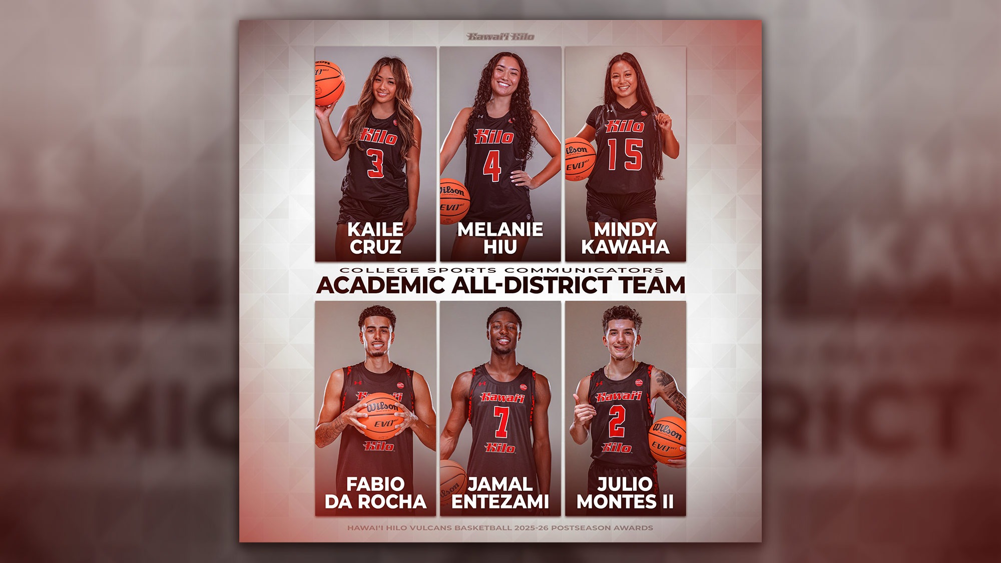 CSC Academic All-District Team