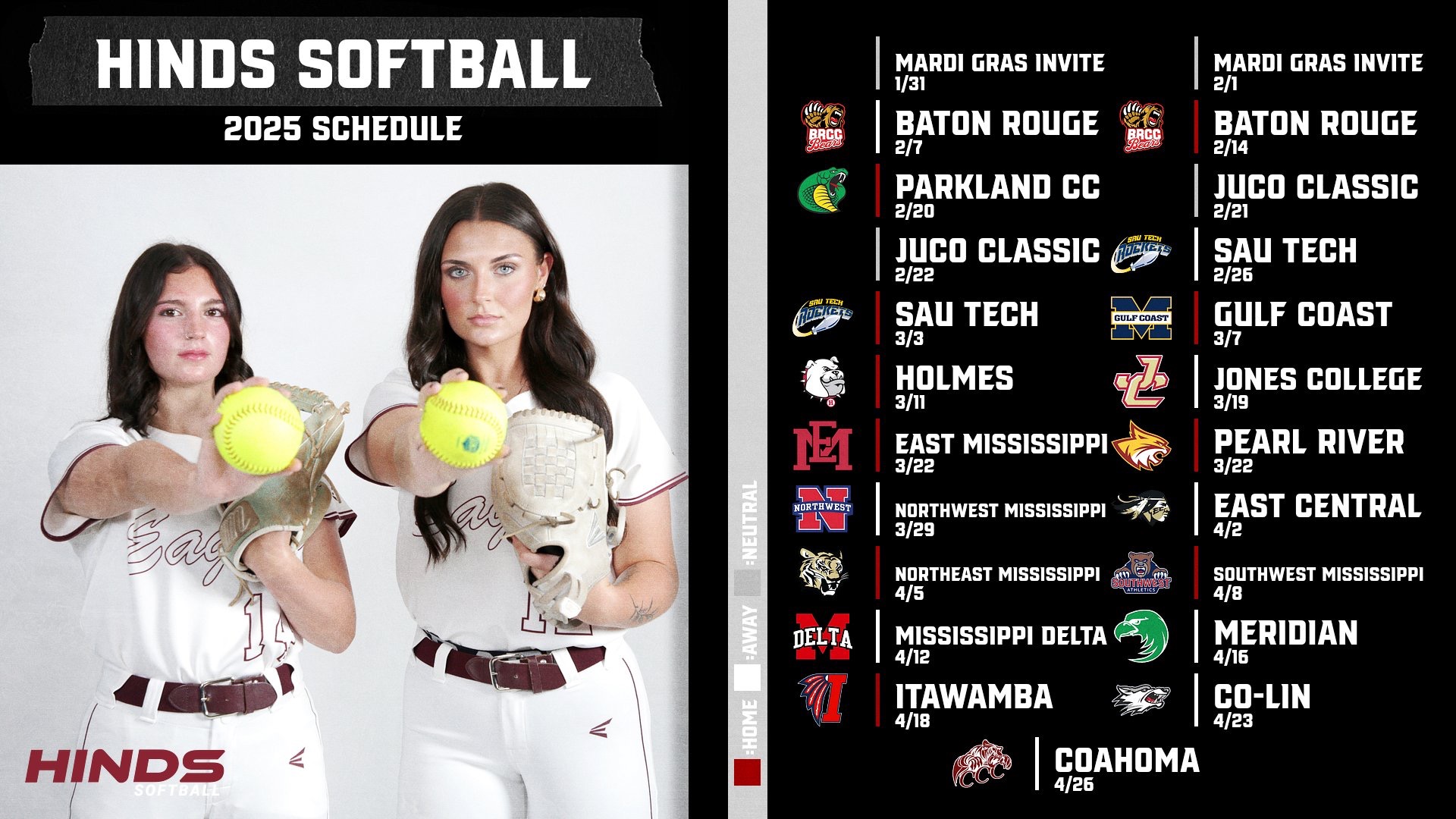 Softball Schedule '25