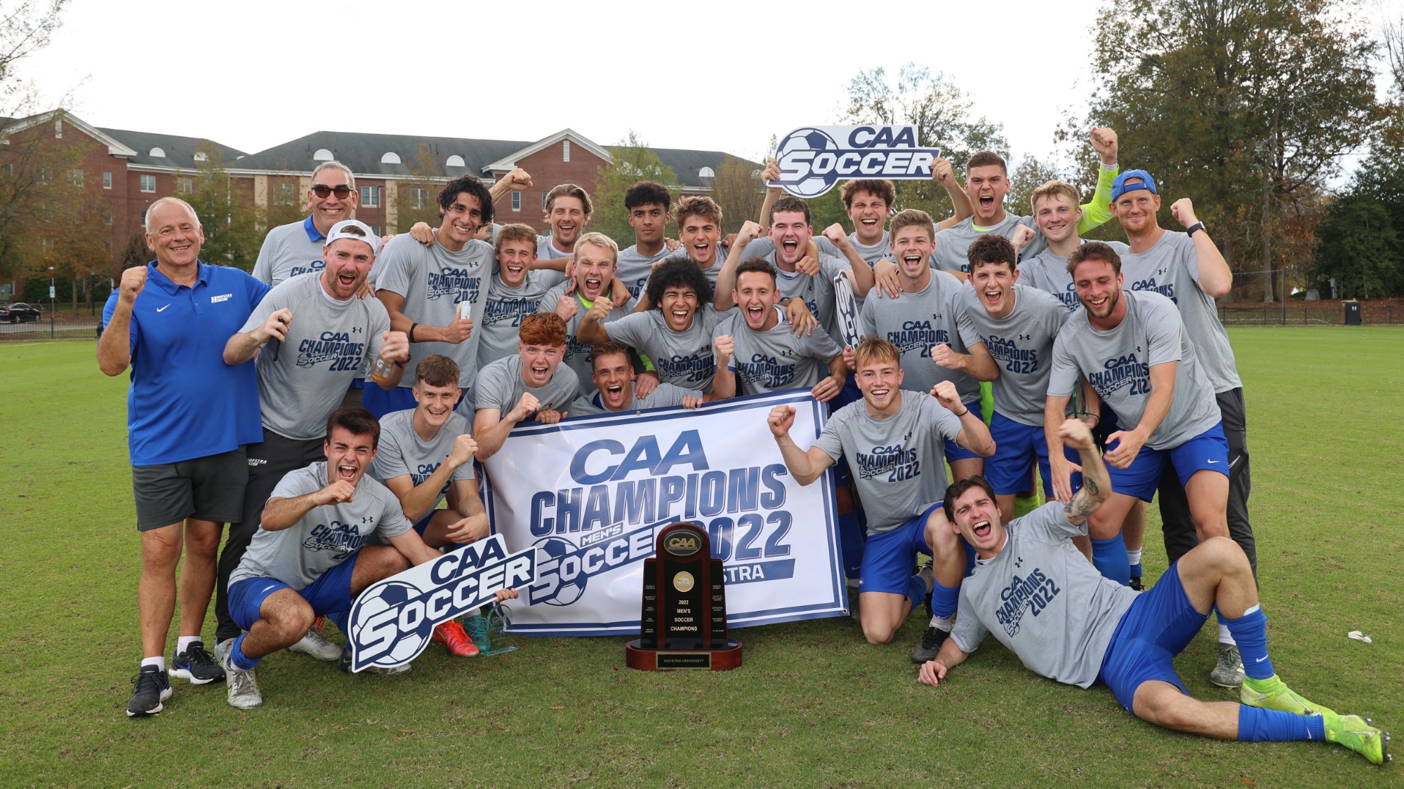 Champions! Hofstra Wins SecondStraight CAA Crown Hofstra University