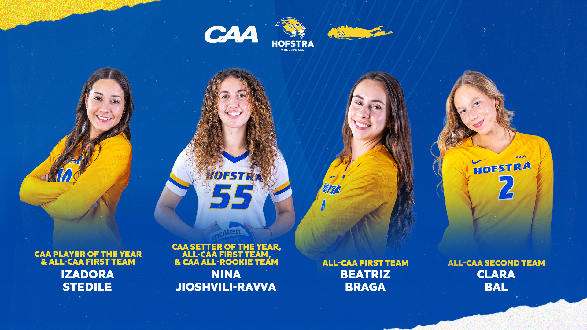 2025 CAA Award Winners - Hofstra Volleyball