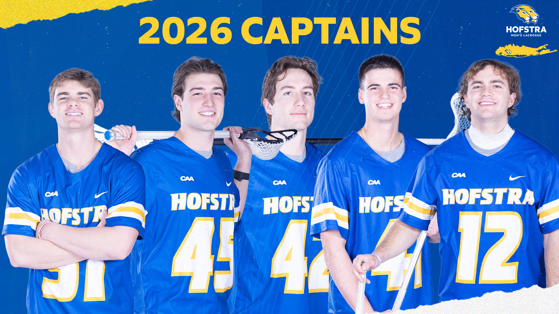 2026 Hofstra Men's Lacrosse Captains