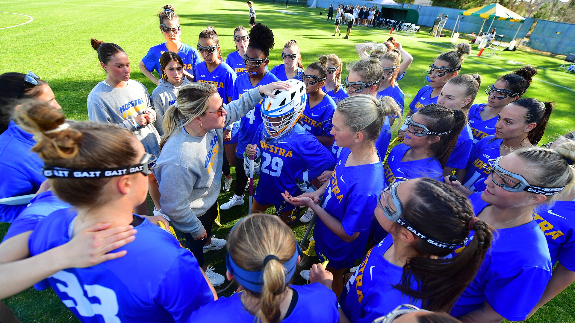 2025 Hofstra Women's Lacrosse Huddle