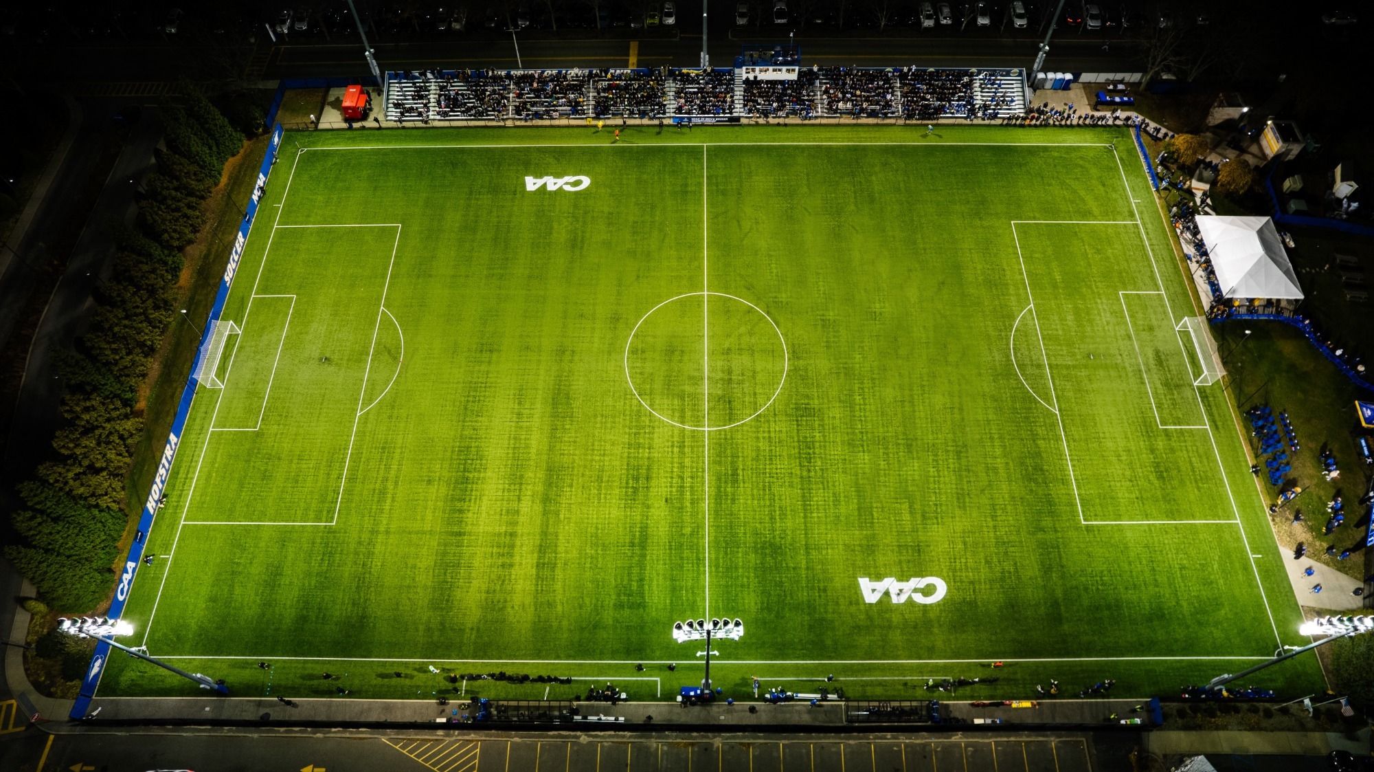Captains Field Aerial View Empty