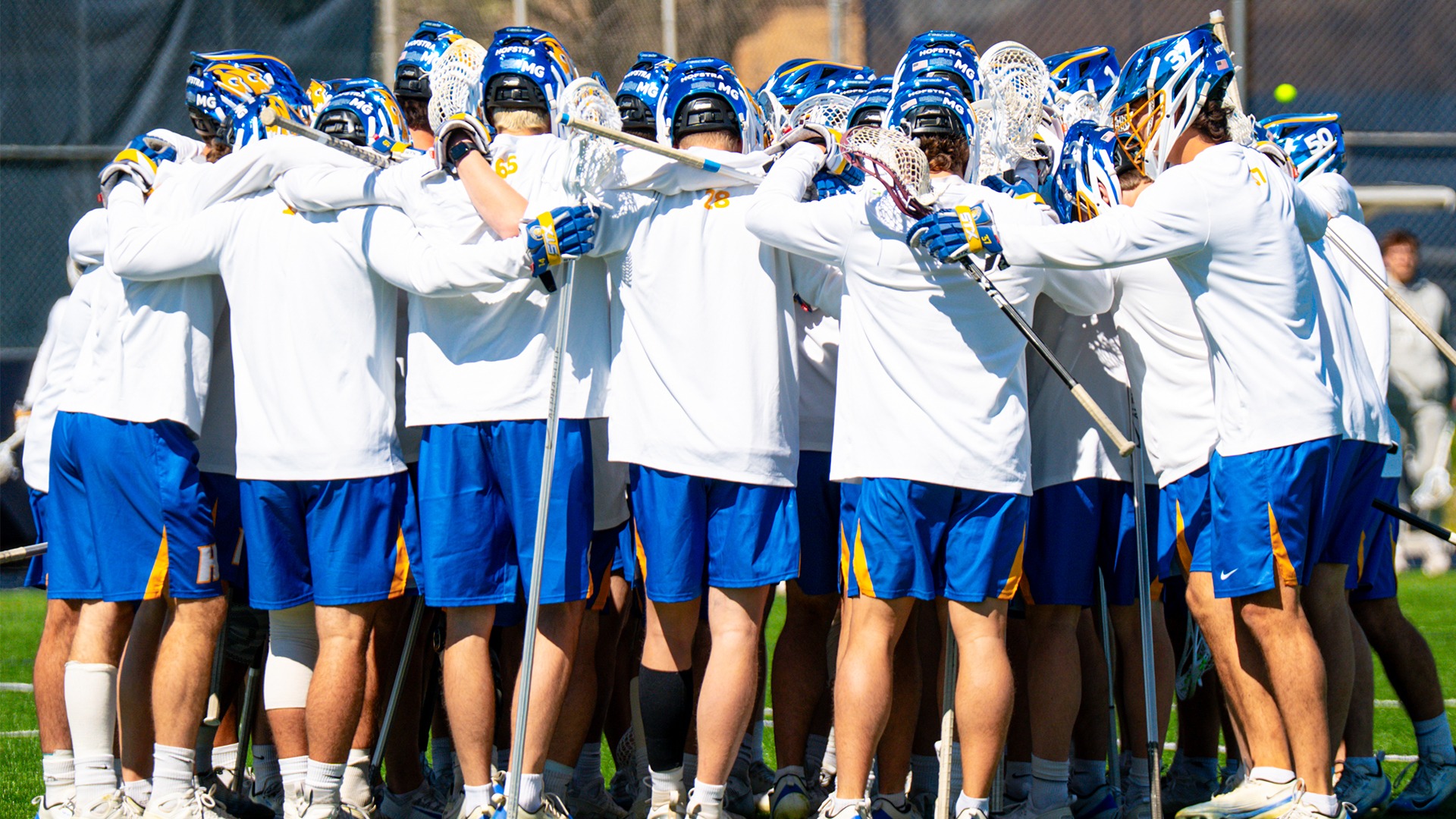 2026 Hofstra Men's Lacrosse Huddle