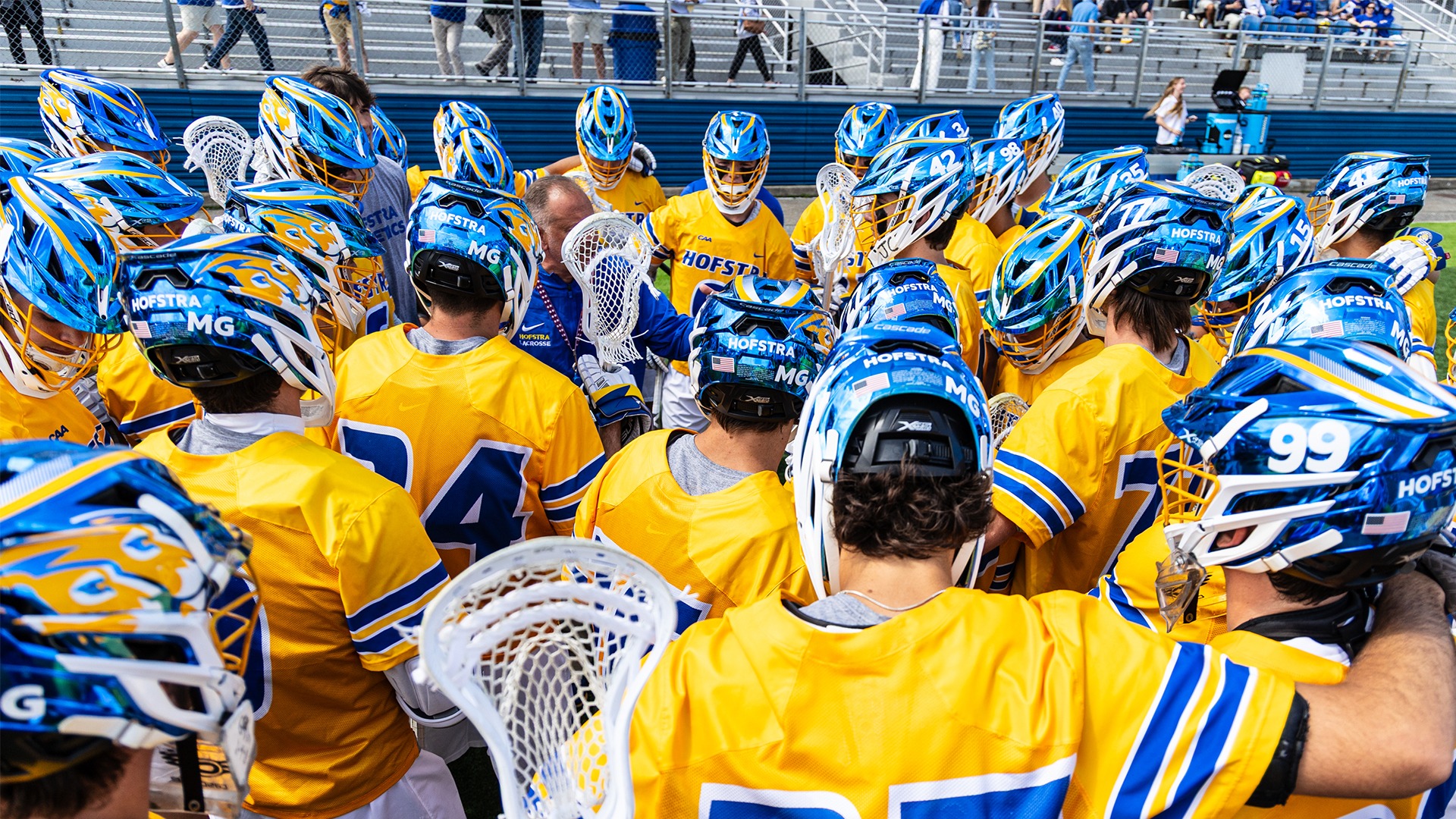 2026 Hofstra Men's Lacrosse Huddle