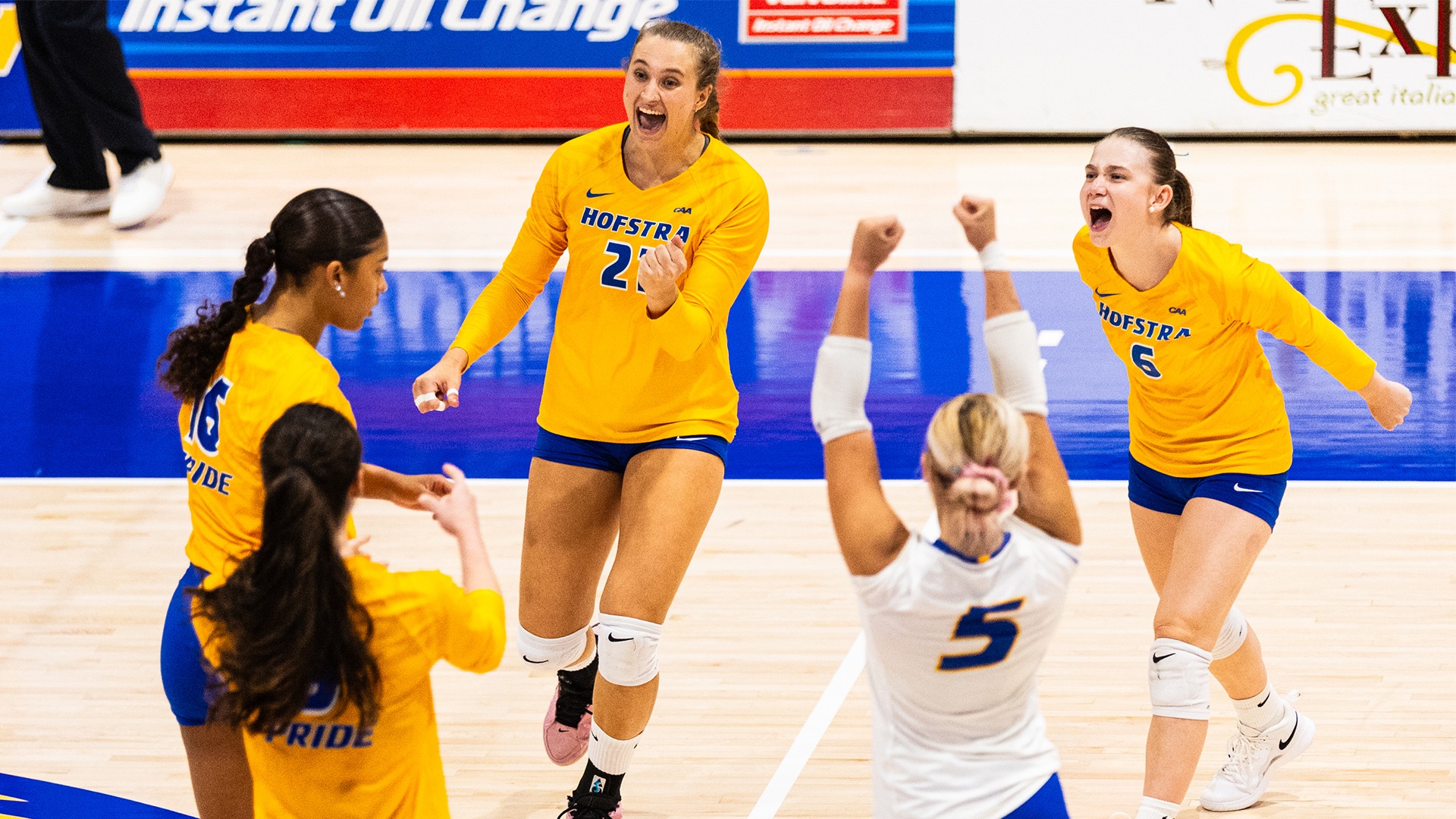 Hofstra Volleyball Celebration