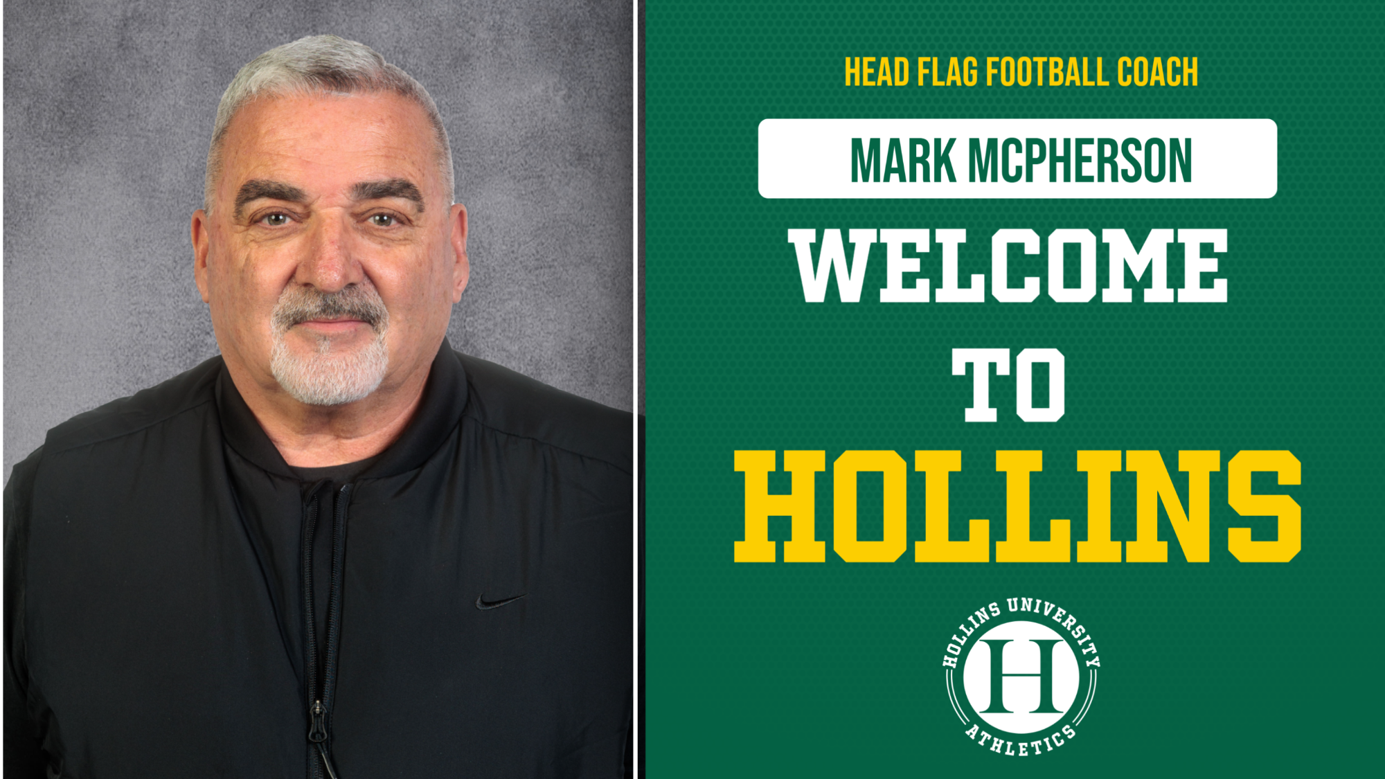 Marck McPherson named Flag Football Coach with head shot