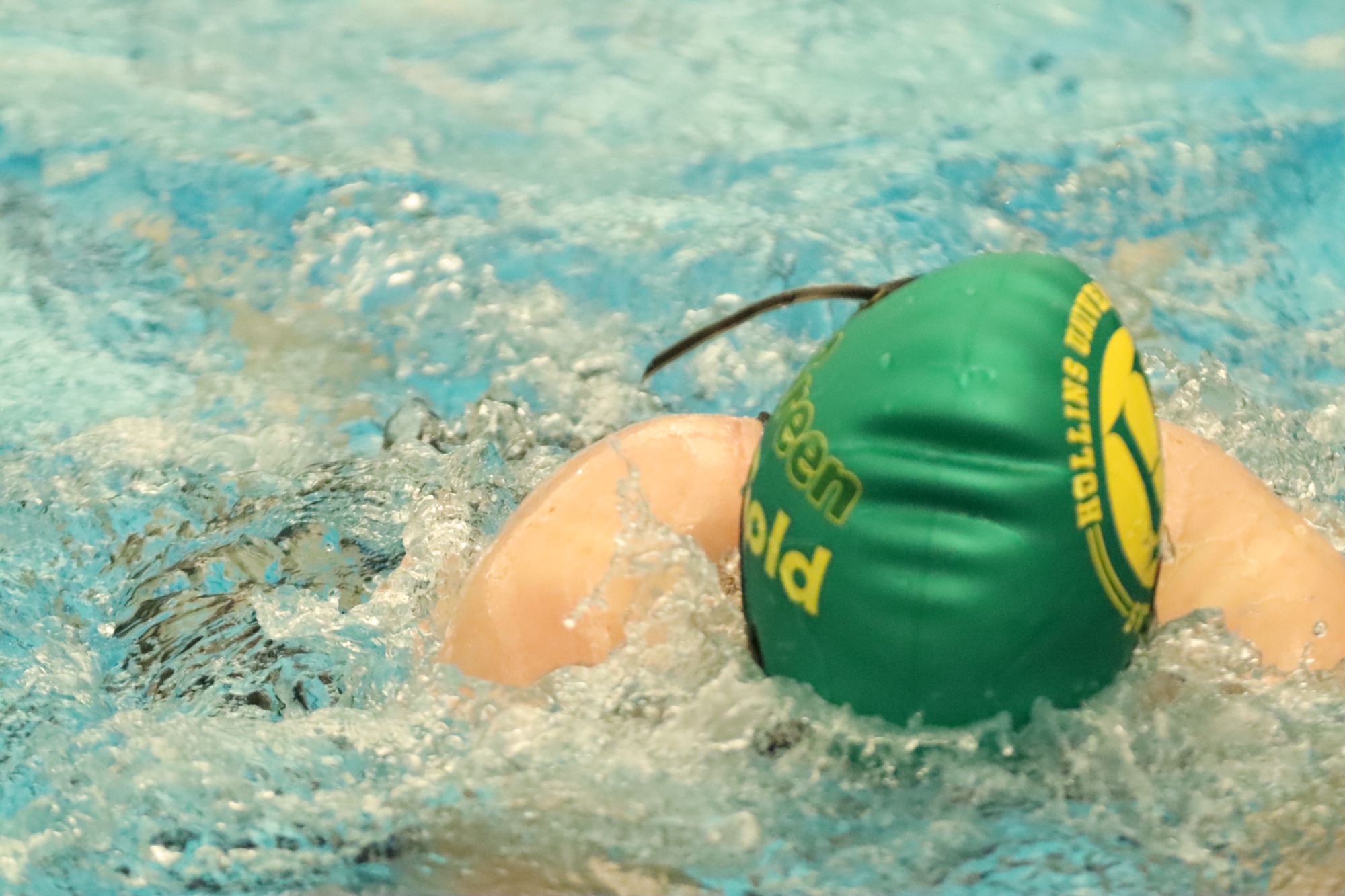 Hollins swimmer