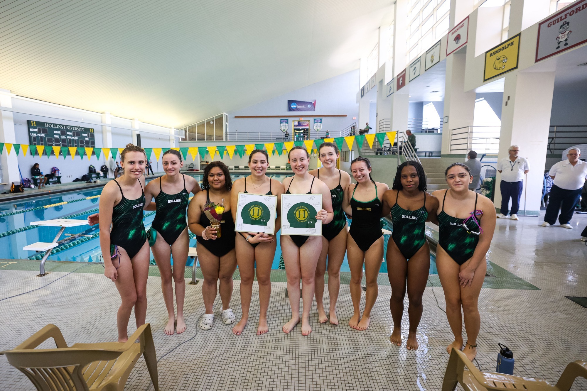 Swim on senior day