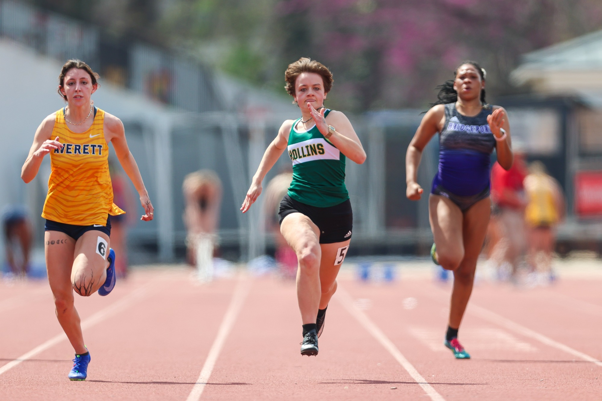 Adelie Condra in a sprit race