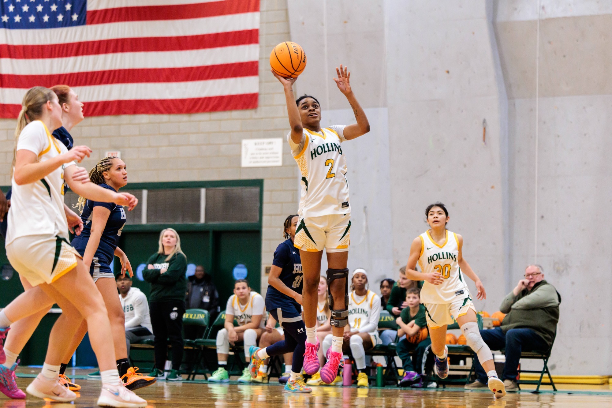 Jacorra Russell with a jump shot