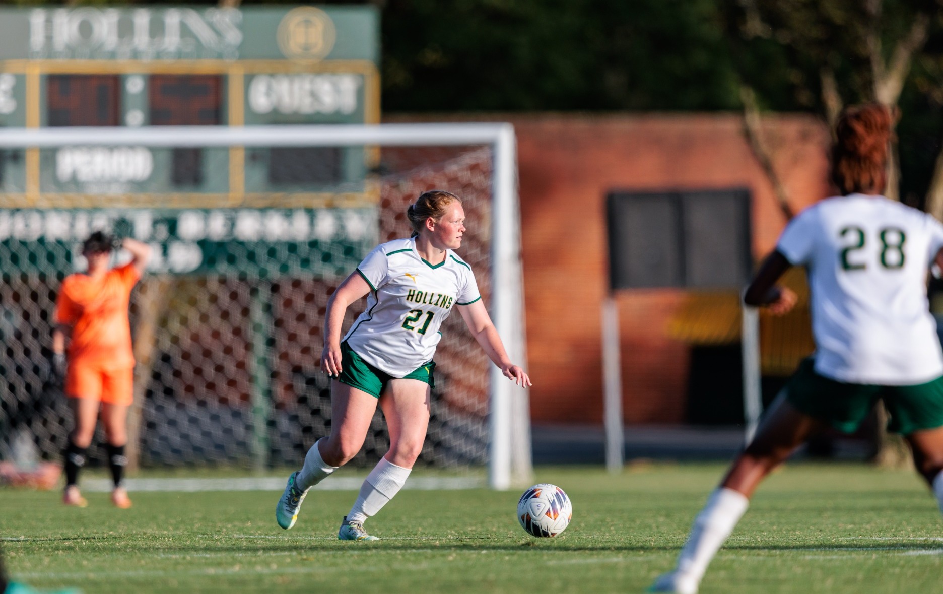 Rachel Hull clearing the zone