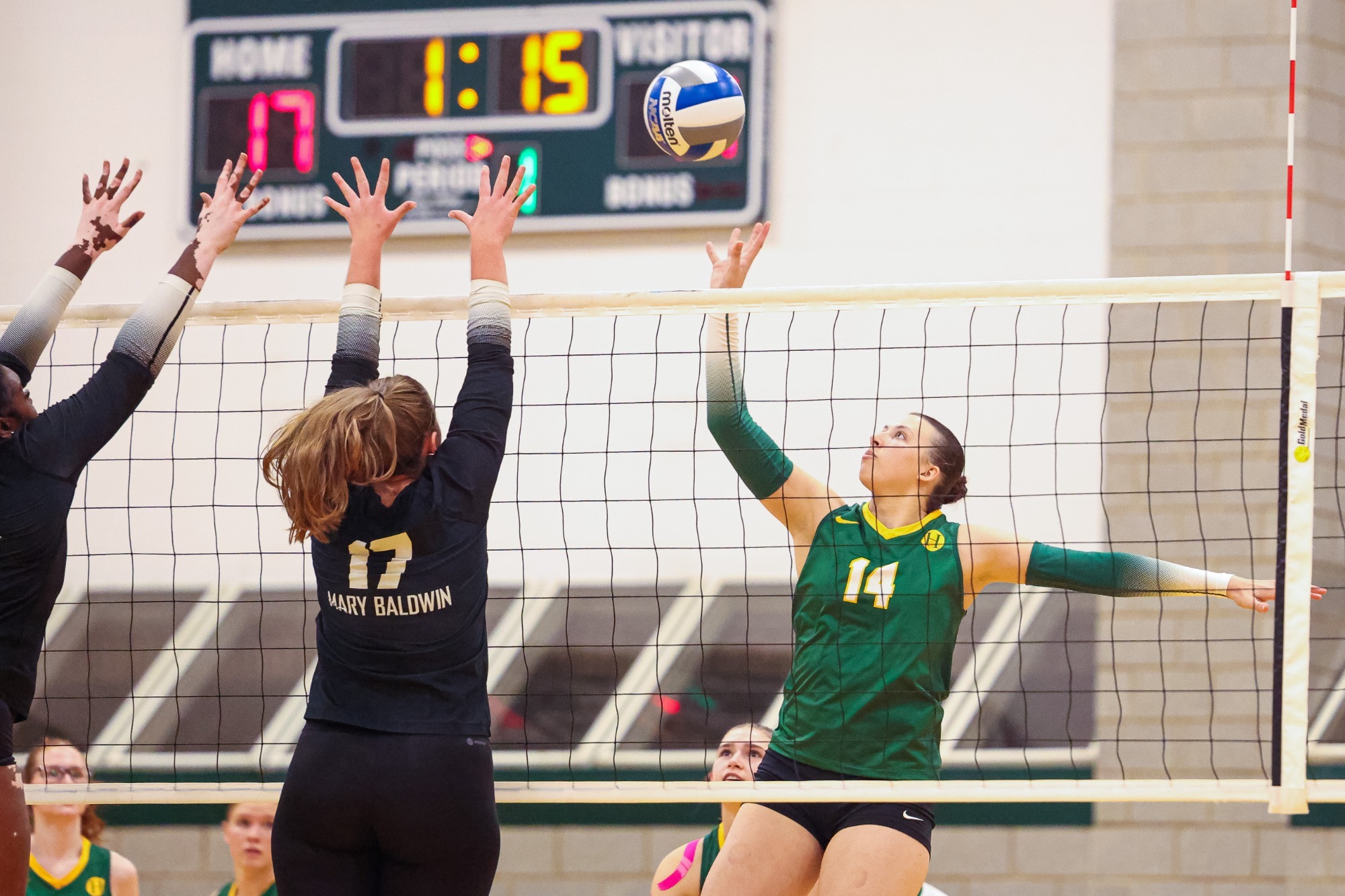 Cassidy Henderson with an attack