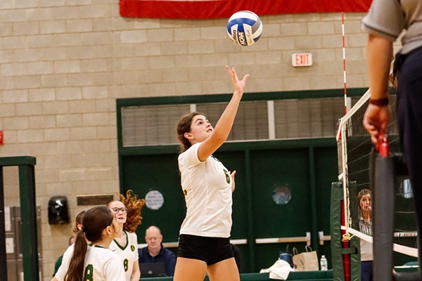 Nora Madrey with an attack from the middle