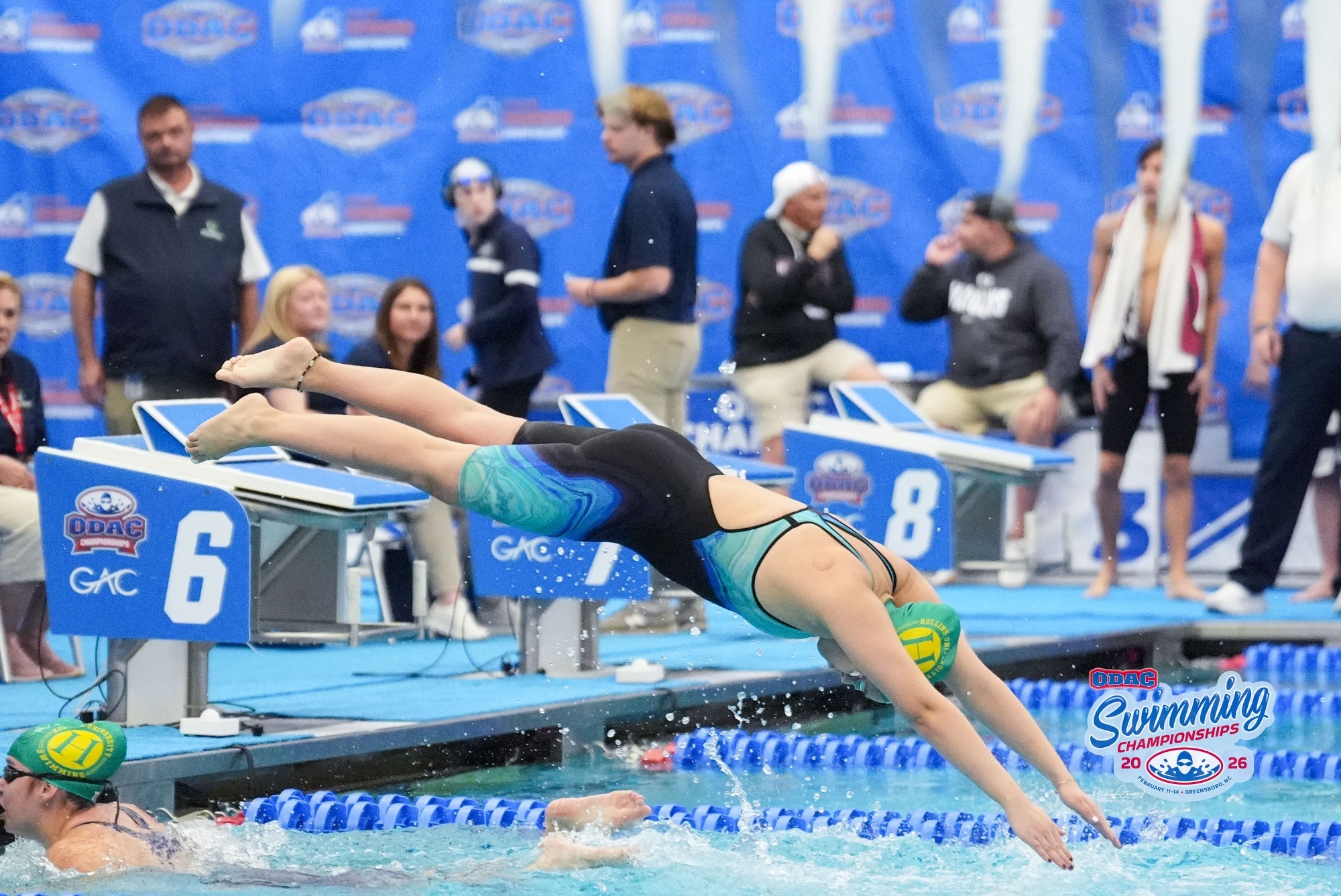 ODAC Swim Championships start of Freestyle Relay