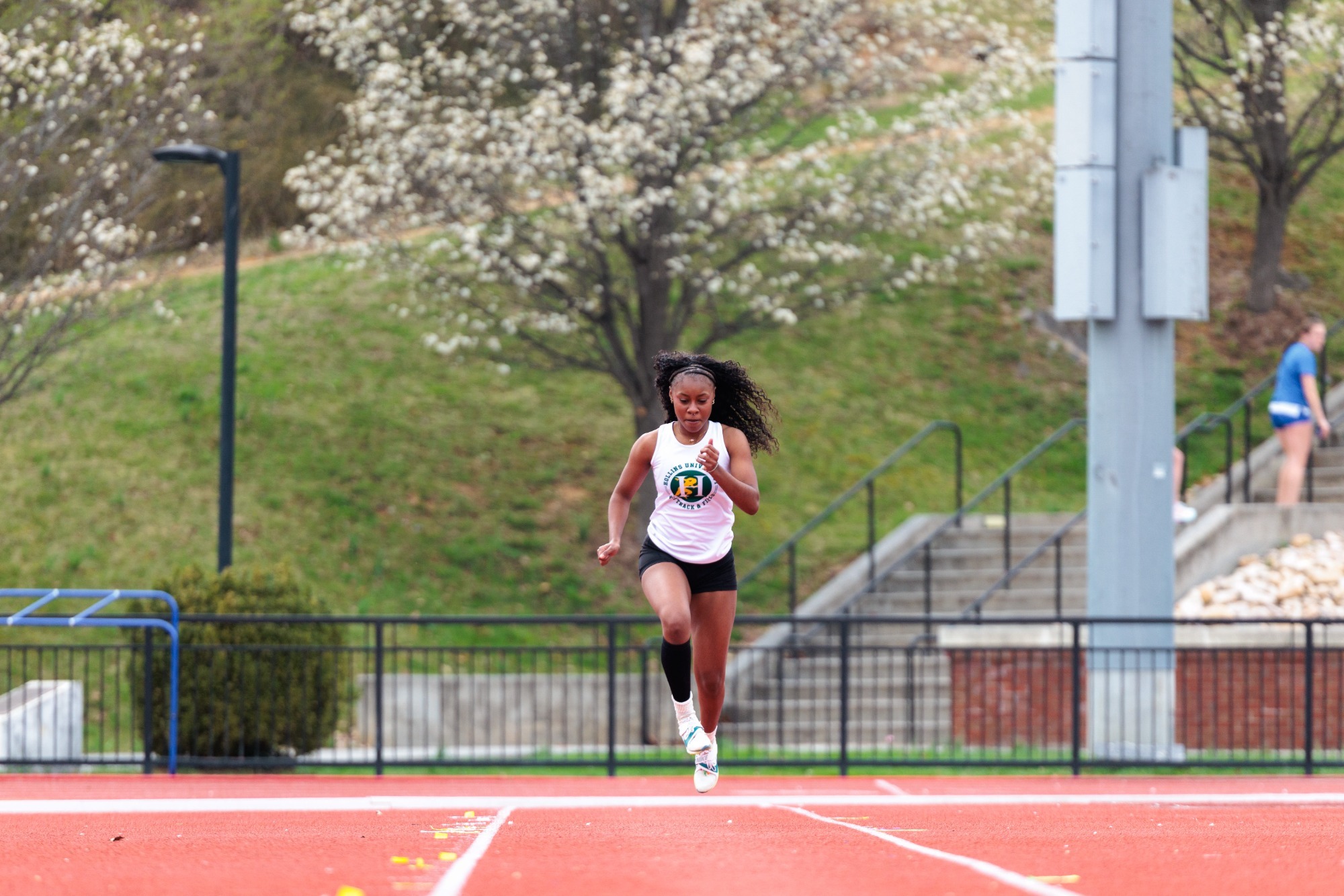 Arianna Gomez approaching the Triple Jump