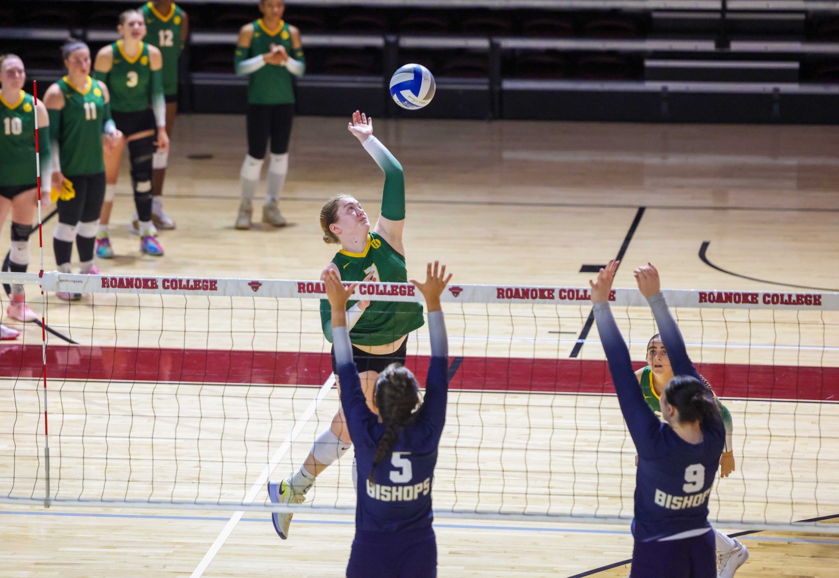 Ivy Collins with an attack
