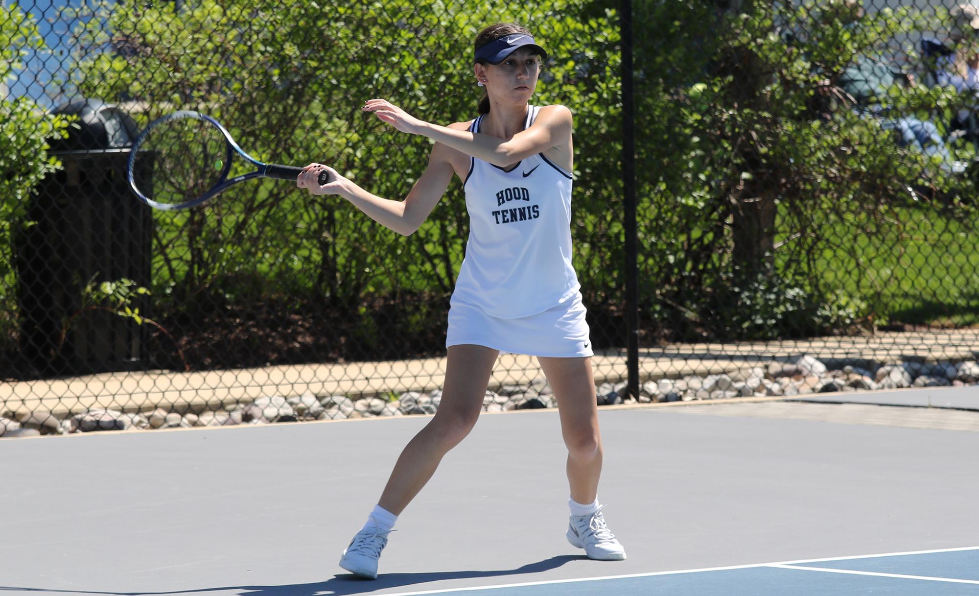 Women's tennis drops spring season opener at St. Mary's (Md.) Hood