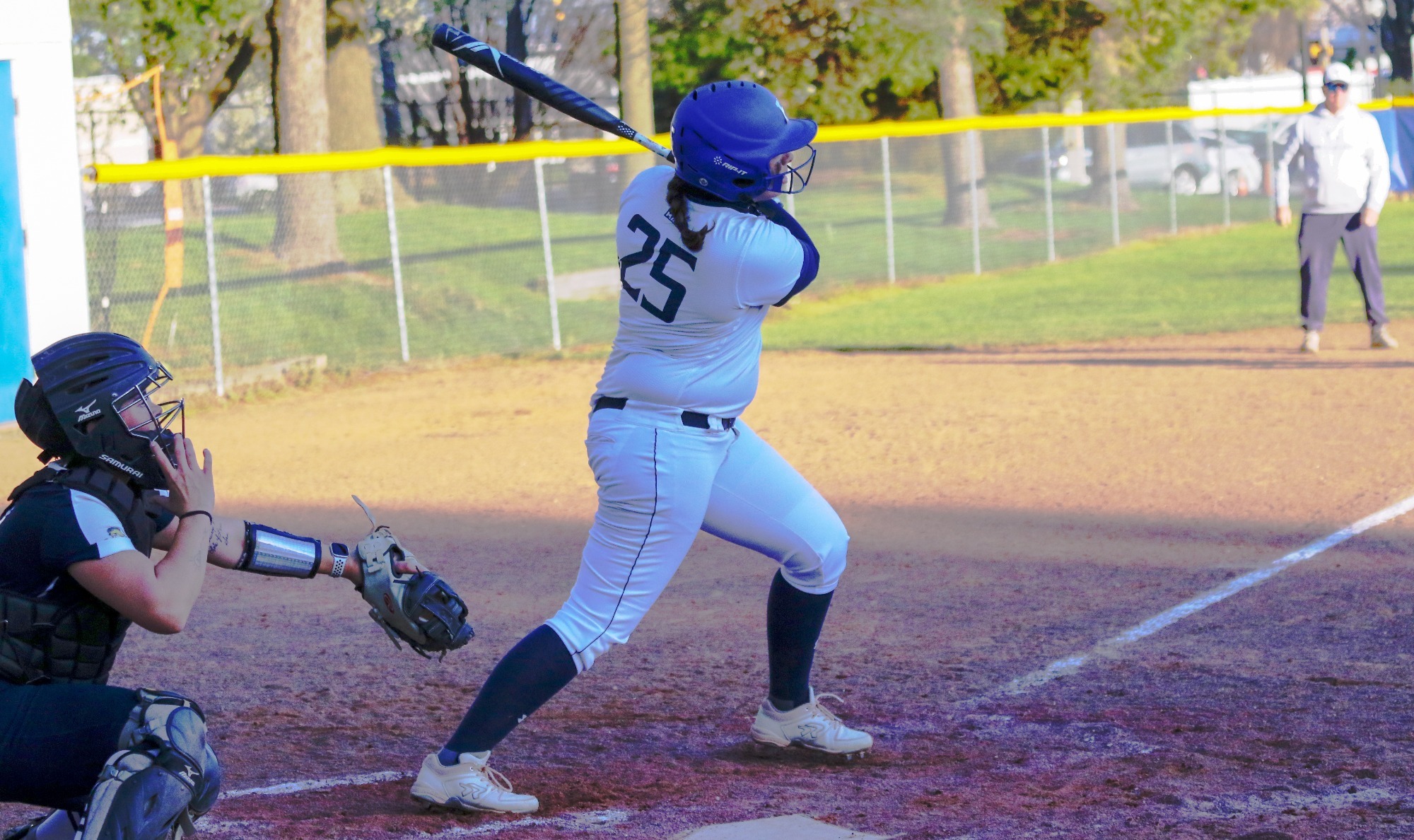 Pfleiger breaks season hit record in sweep at Elizabethtown Hood College
