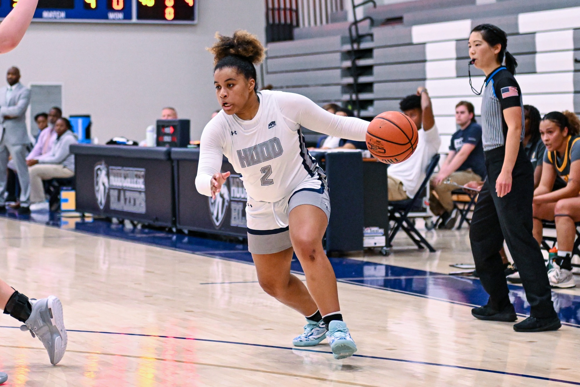 Women's basketball out race Stevenson Hood College