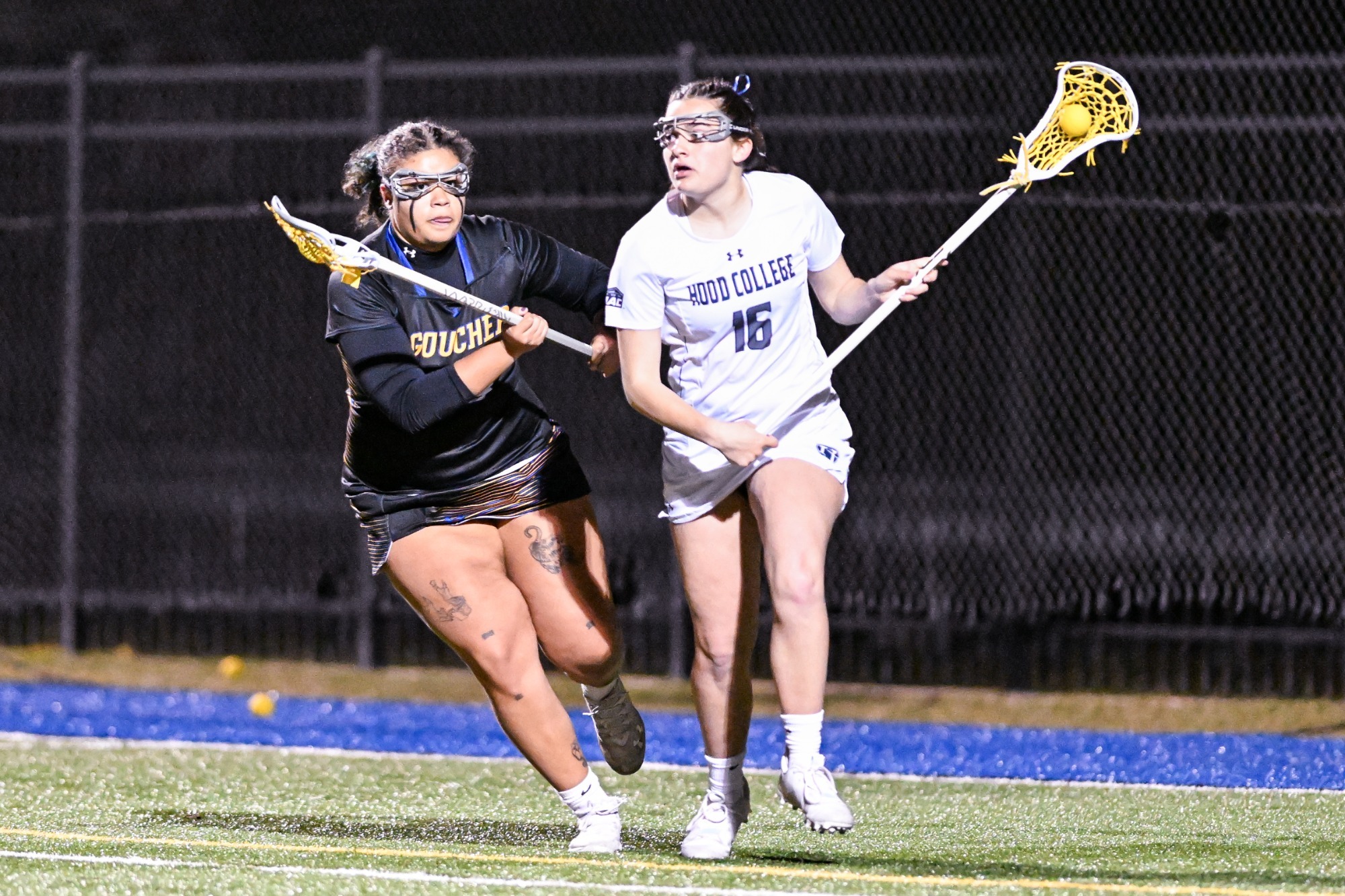 Women's lacrosse stung by Yellow Jackets in Season Opener Hood College