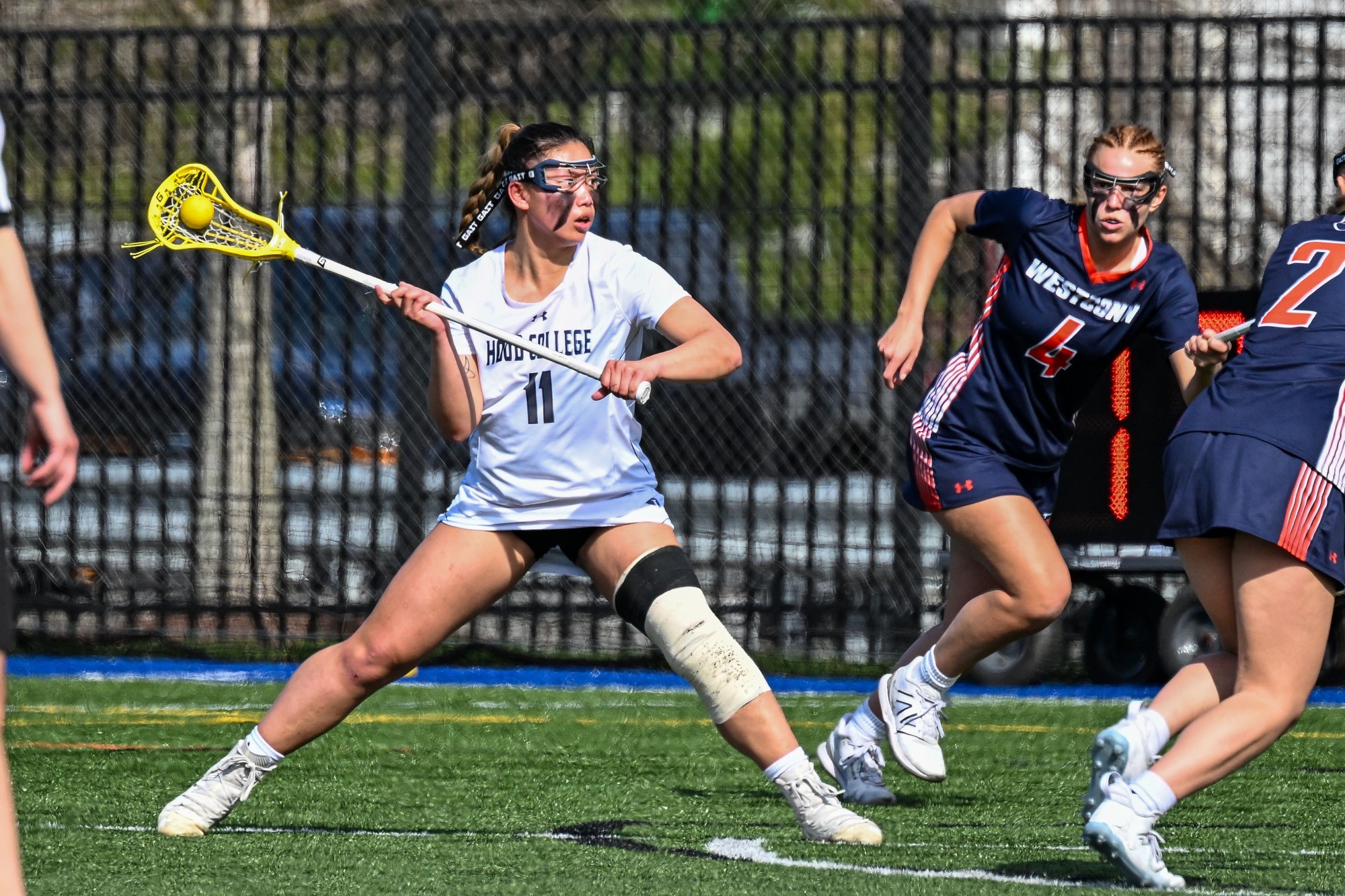 Women’s lacrosse swamps Gators Hood College
