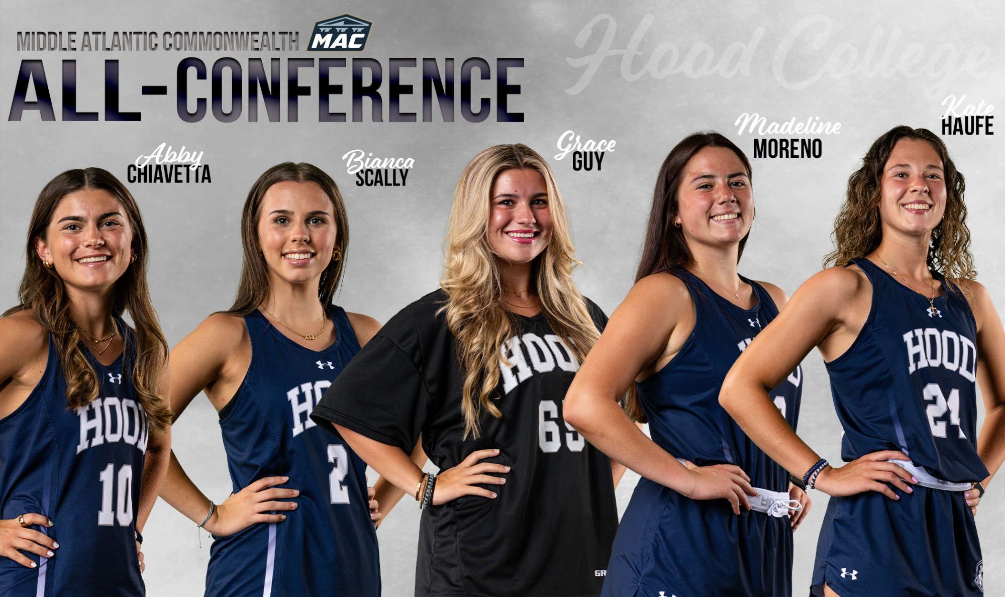 Abby Chiavetta, Madeline Moreno, Grace Guy, Kate Haufe, Bianca Scally