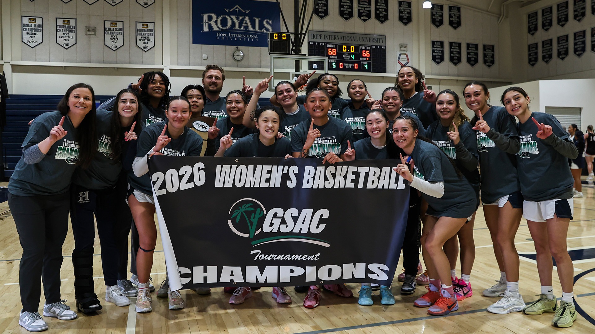 HIU WBB 2025-26 GSAC Tournament Banner