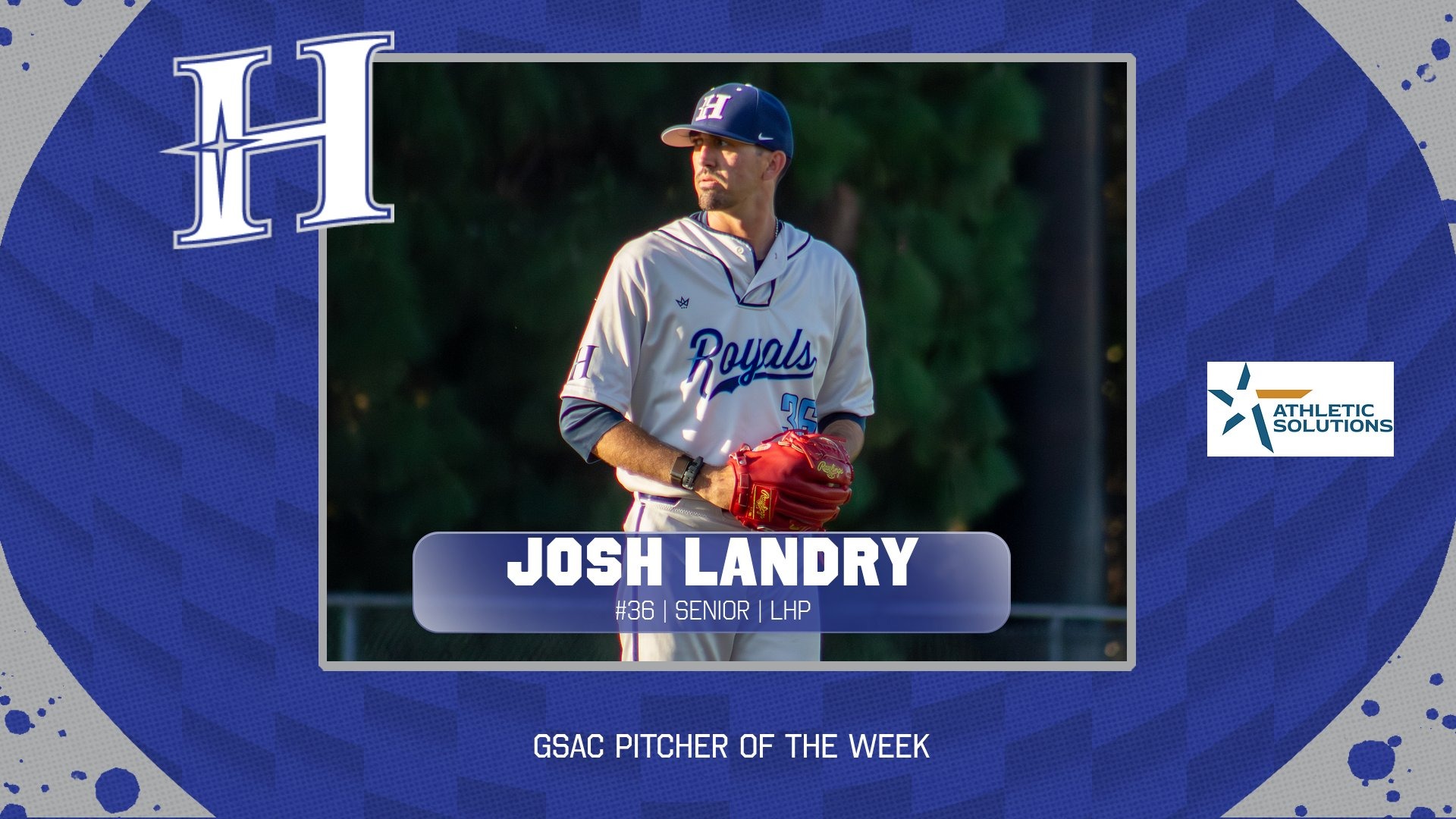 HIU BASE 2026 Josh Landry GSAC Pitcher of the Week