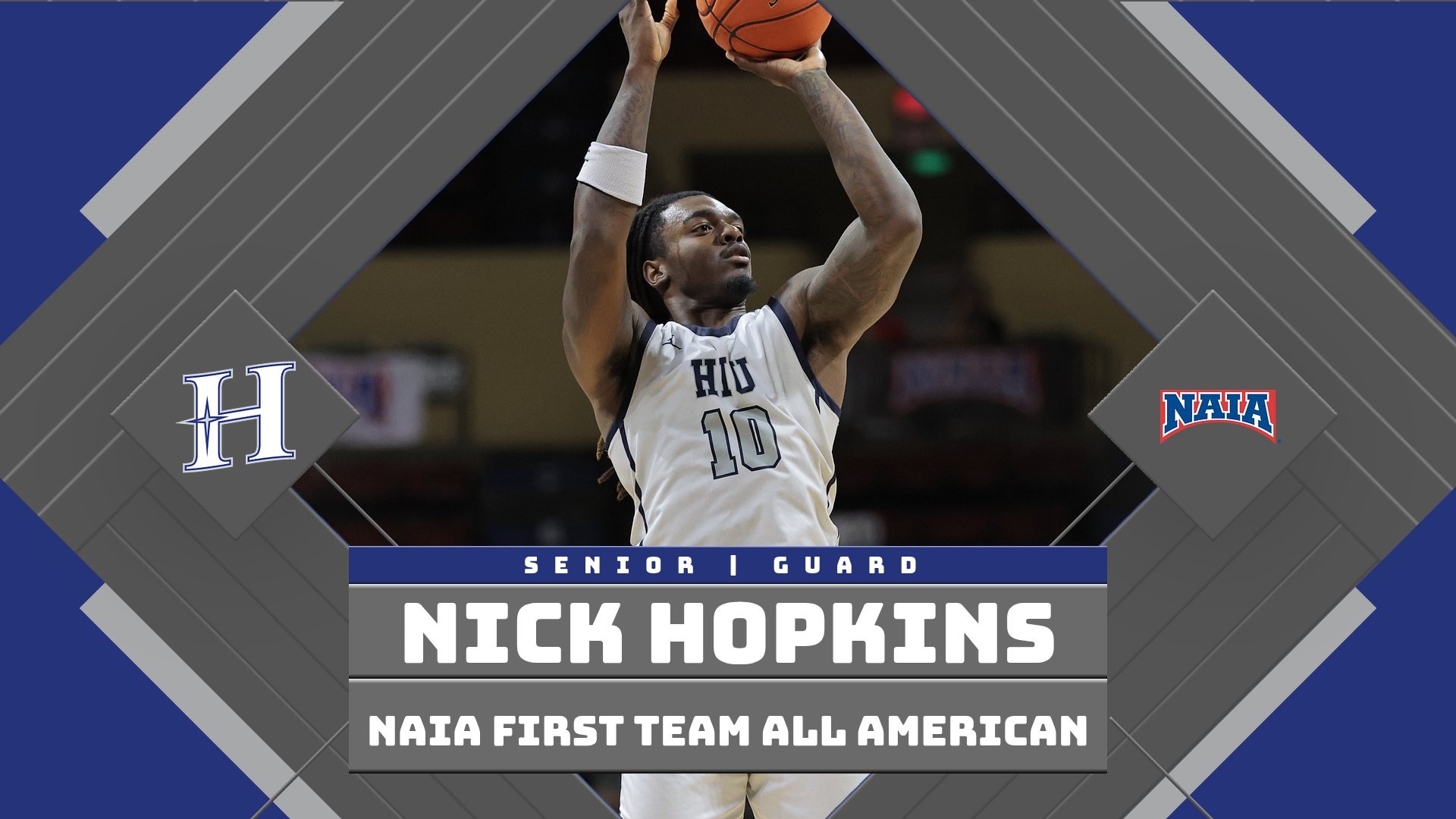 HIU MBB 2025-26 Nick Hopkins All-American