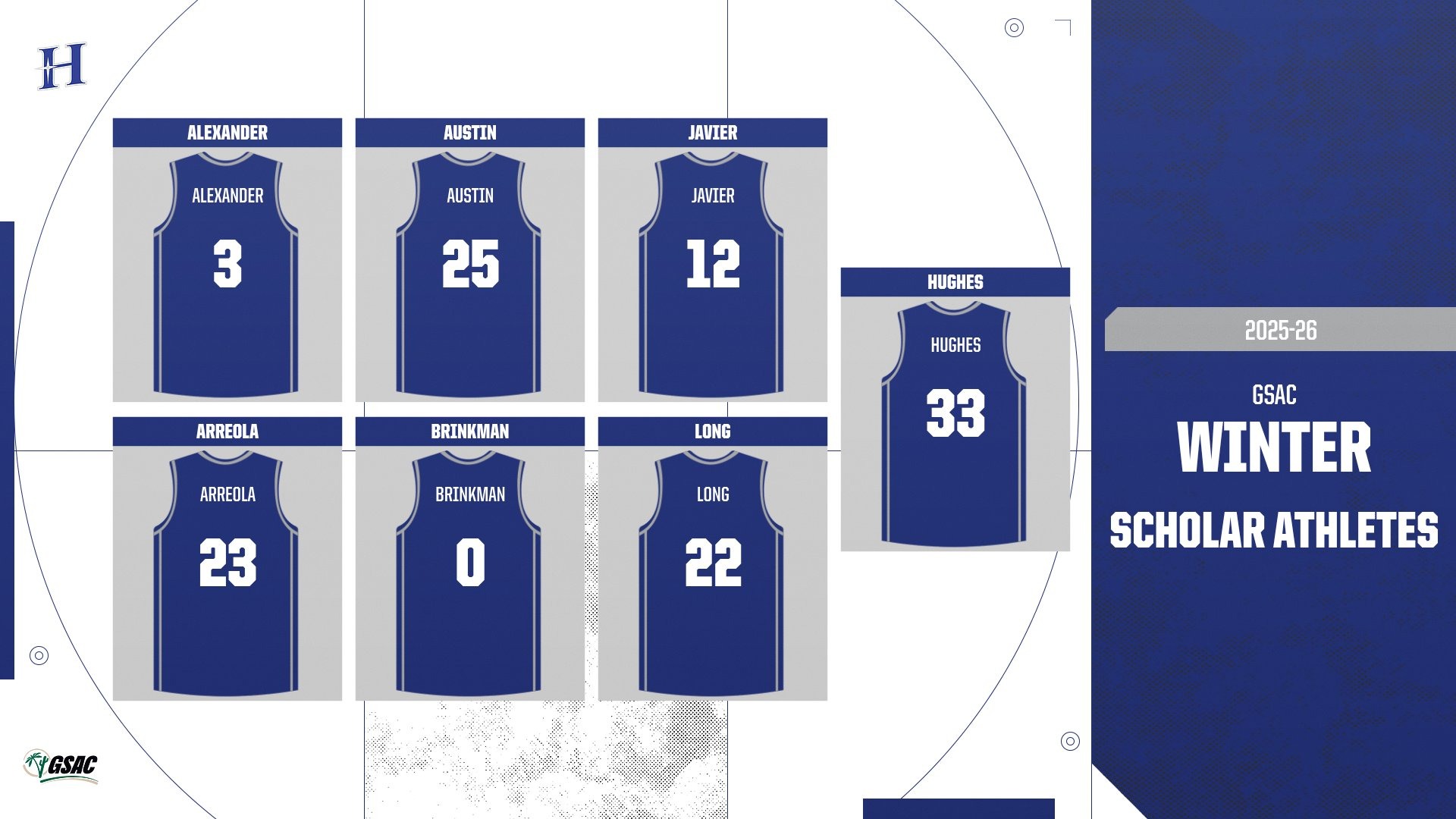 GSAC 2025-26 Winter Sports Scholar Athletes