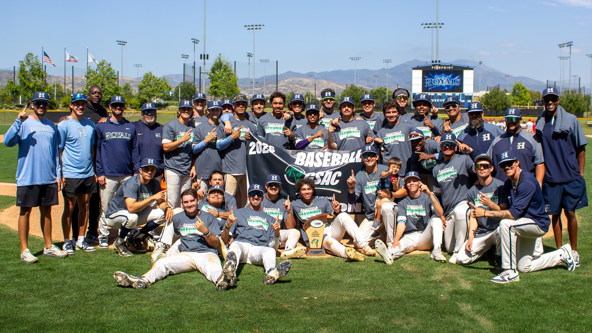 HIU BASE 2026 GSAC Championship Team Photo