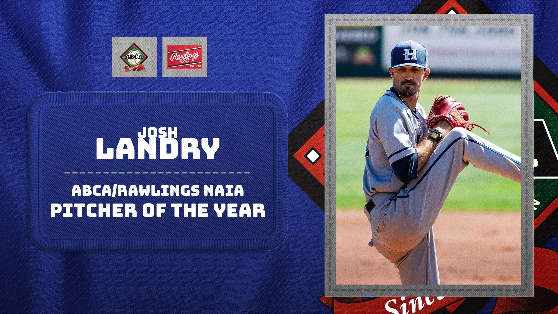 BASE 2026 Josh Landry ABCA/Rawlings Pitcher of the Year