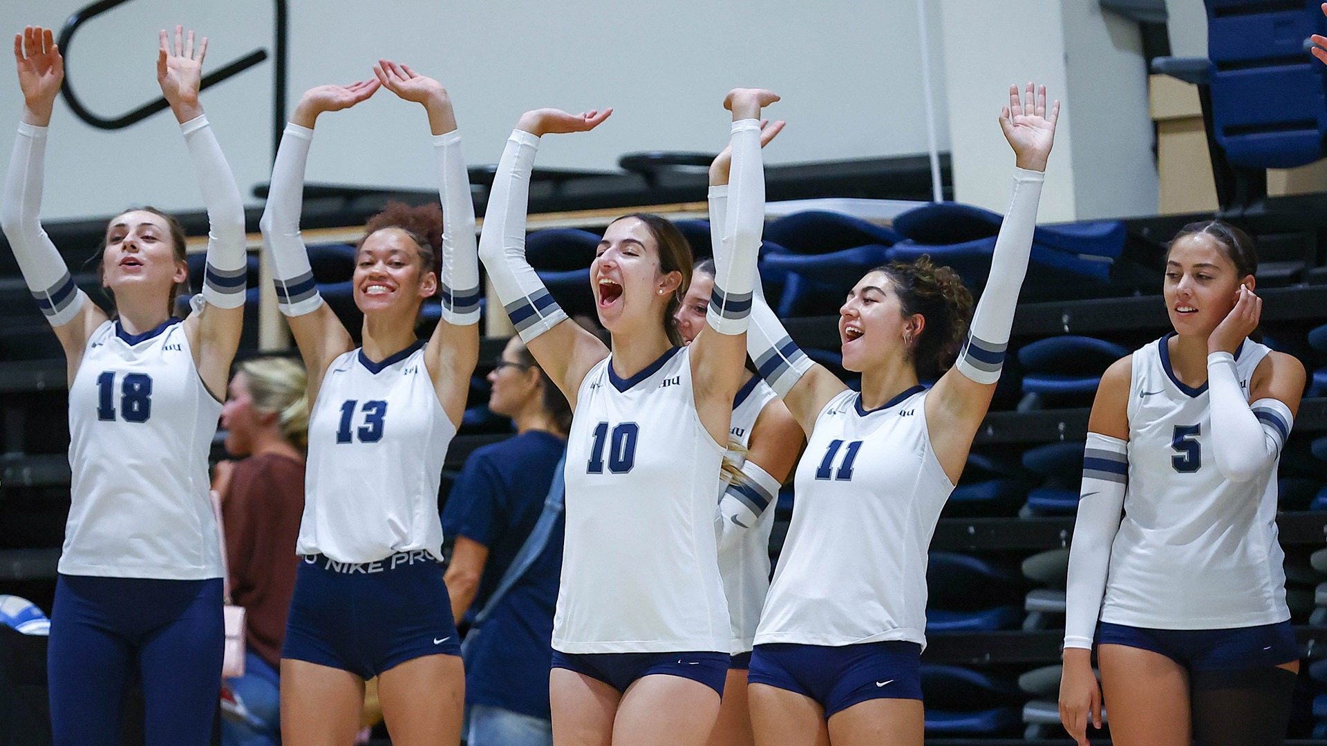 HIU WVB 2026 Team Celebration vs Southern Oregon