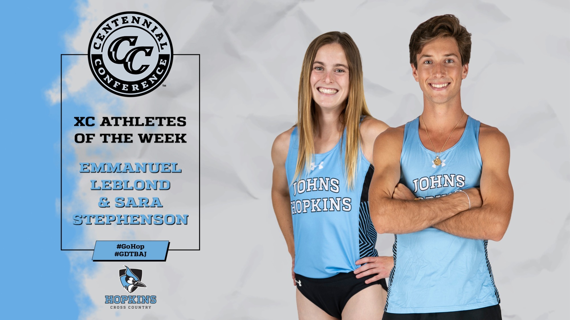 Stephenson and Leblond Earn CC Athlete of the Week Honors Johns