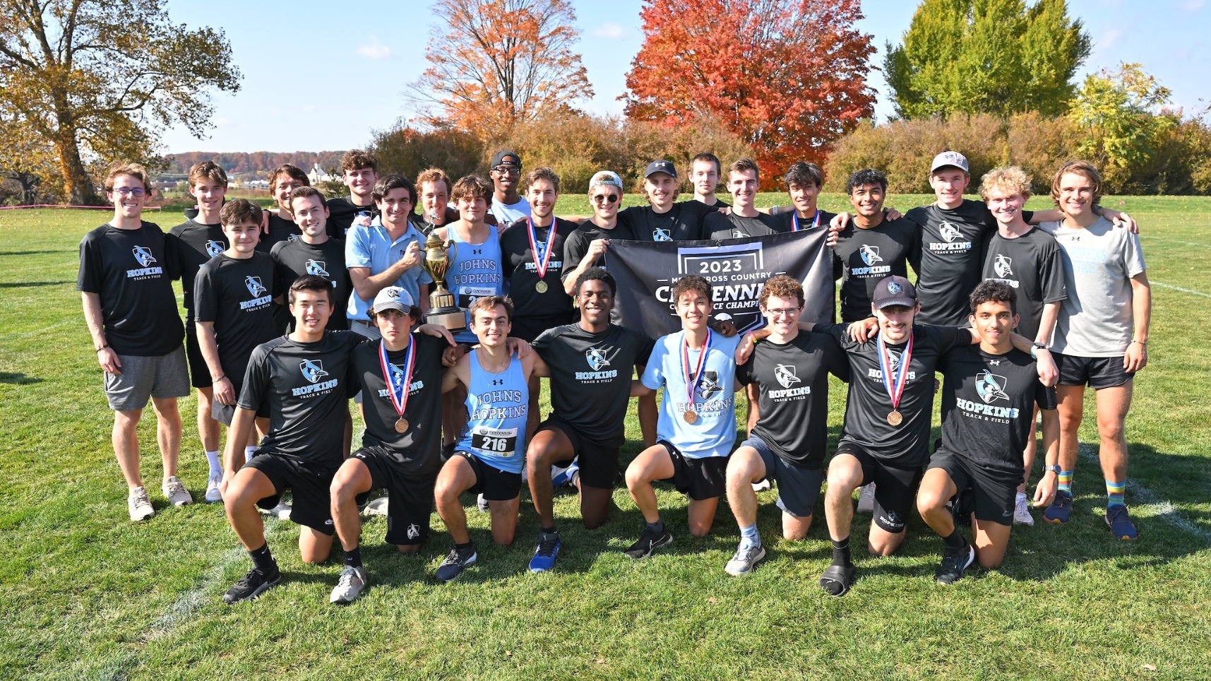 Men's Cross Country Repeats as Centennial Conference Champions Johns