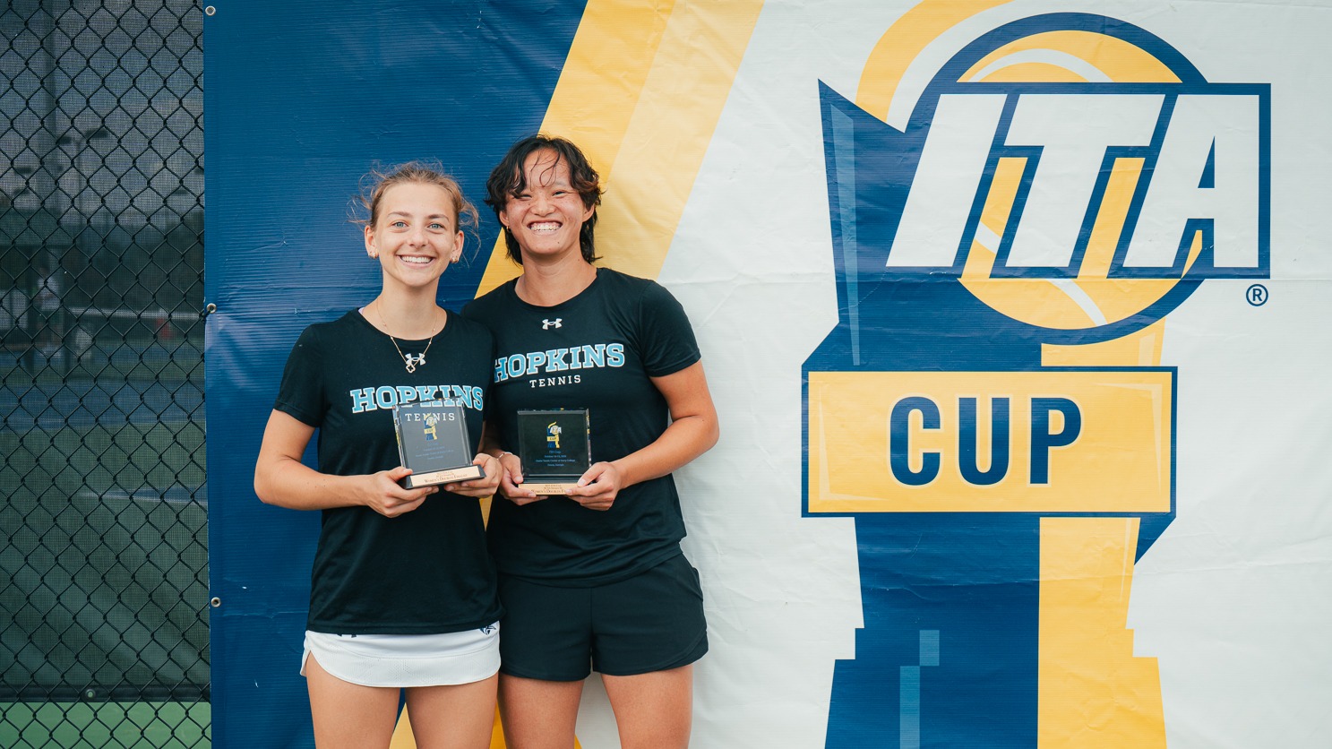 Lia Melvin and Jay Xiao at ITA Cup