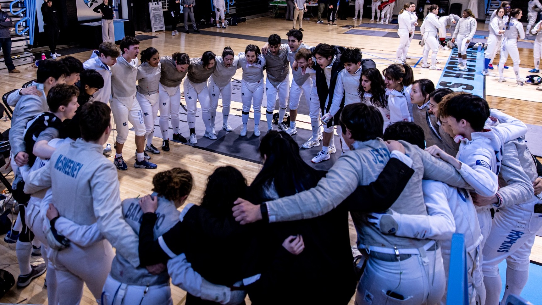 Men's and women's fencing team