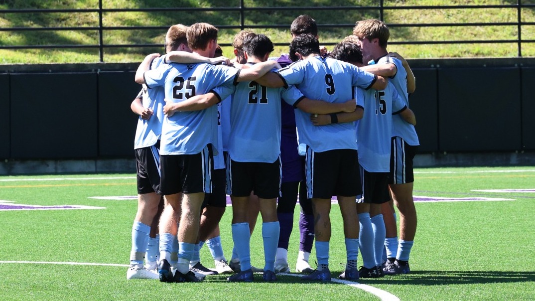 Men's soccer team vs Rhodes
