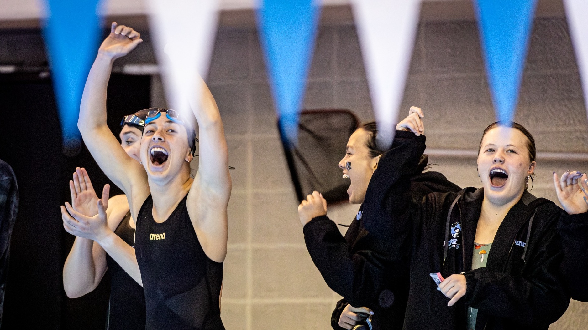 Team celebration vs William & Mary