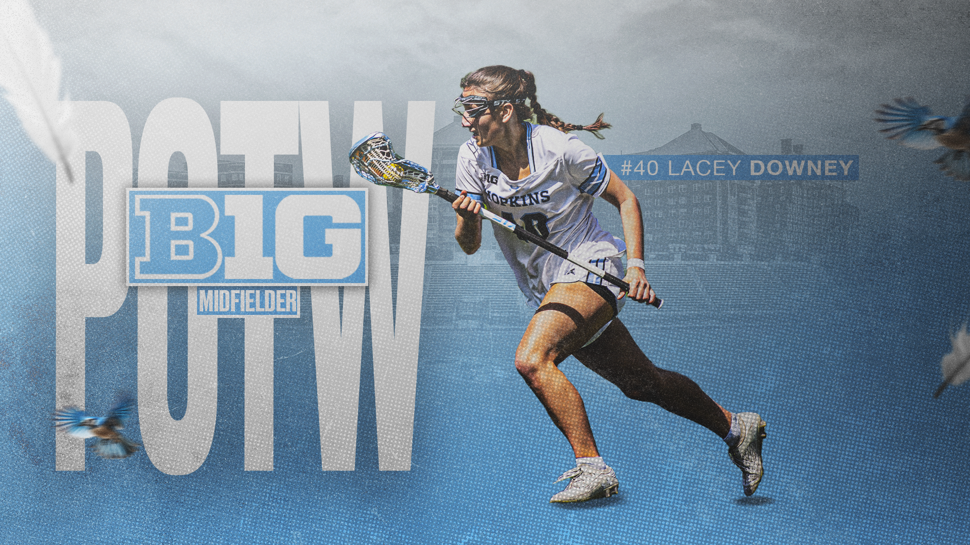 Downey B1G Midfielder of the Week-April 14